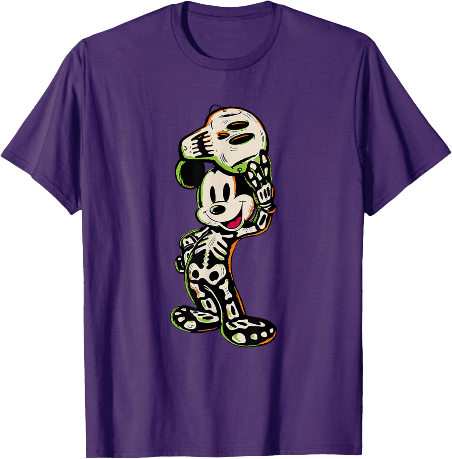 Disney Mickey Skeleton Halloween T-Shirt for Kids and Adults - 4