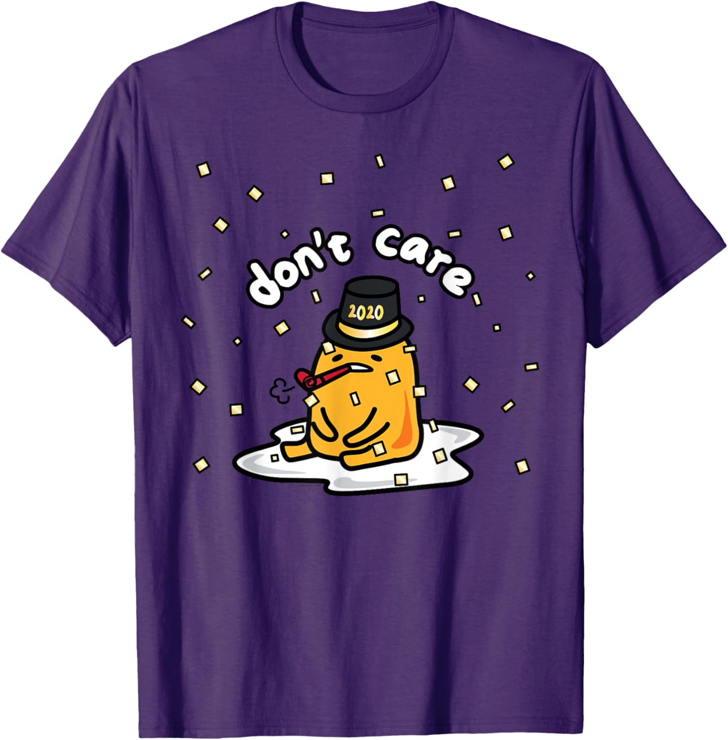Gudetama Lazy Egg Happy New Year 2020 T-Shirt for Fun Fashion Lovers - 2