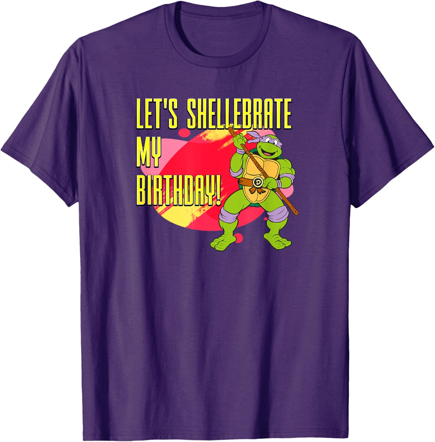 Mademark TMNT Donatello Birthday T-Shirt Perfect for Shell-ebrating! - 3