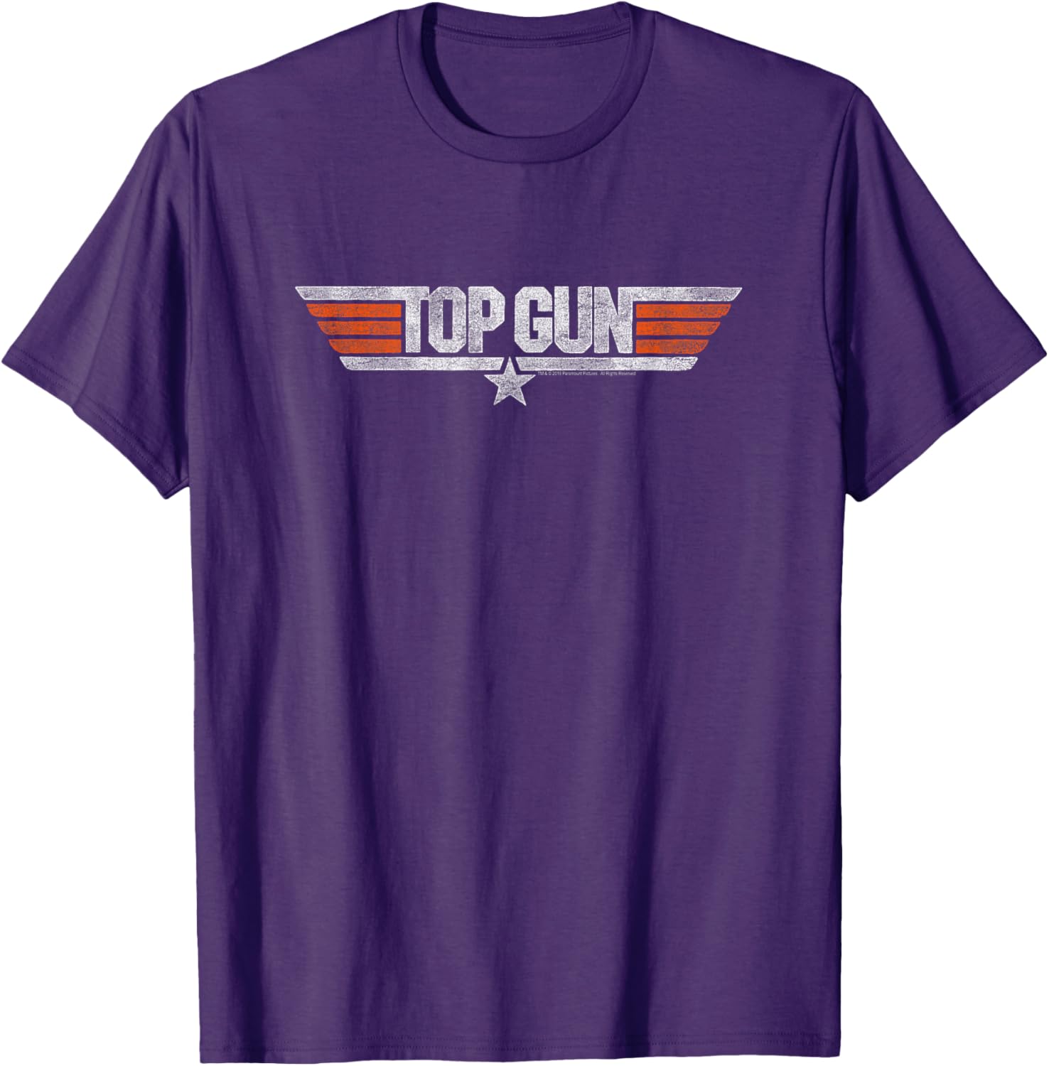 Top Gun Distressed Logo T-Shirt - Stylish Casual Tee for Fans - 5