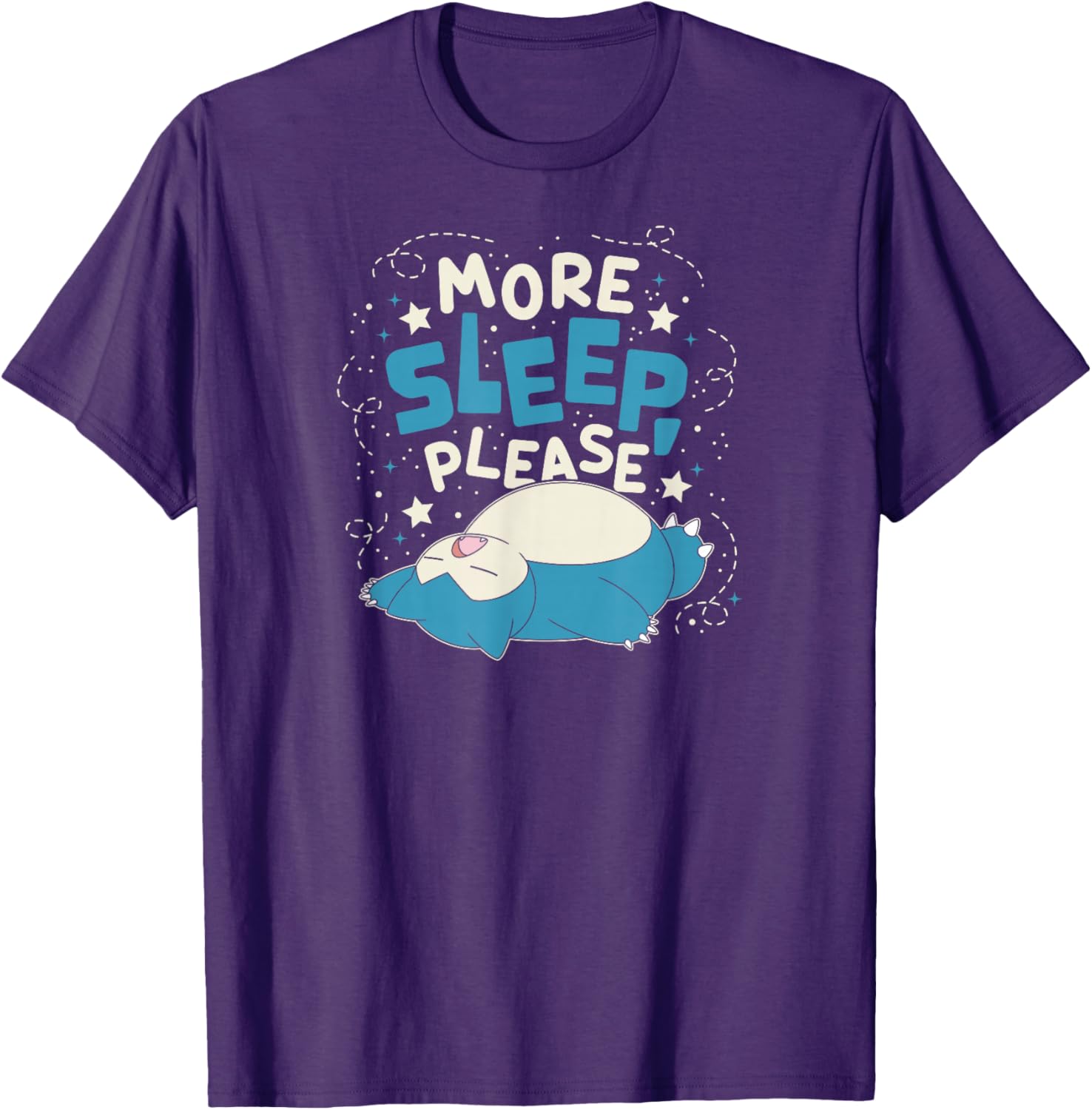 Snorlax More Sleep Please T-Shirt for Pokémon Fans - Comfy and Cute - 9
