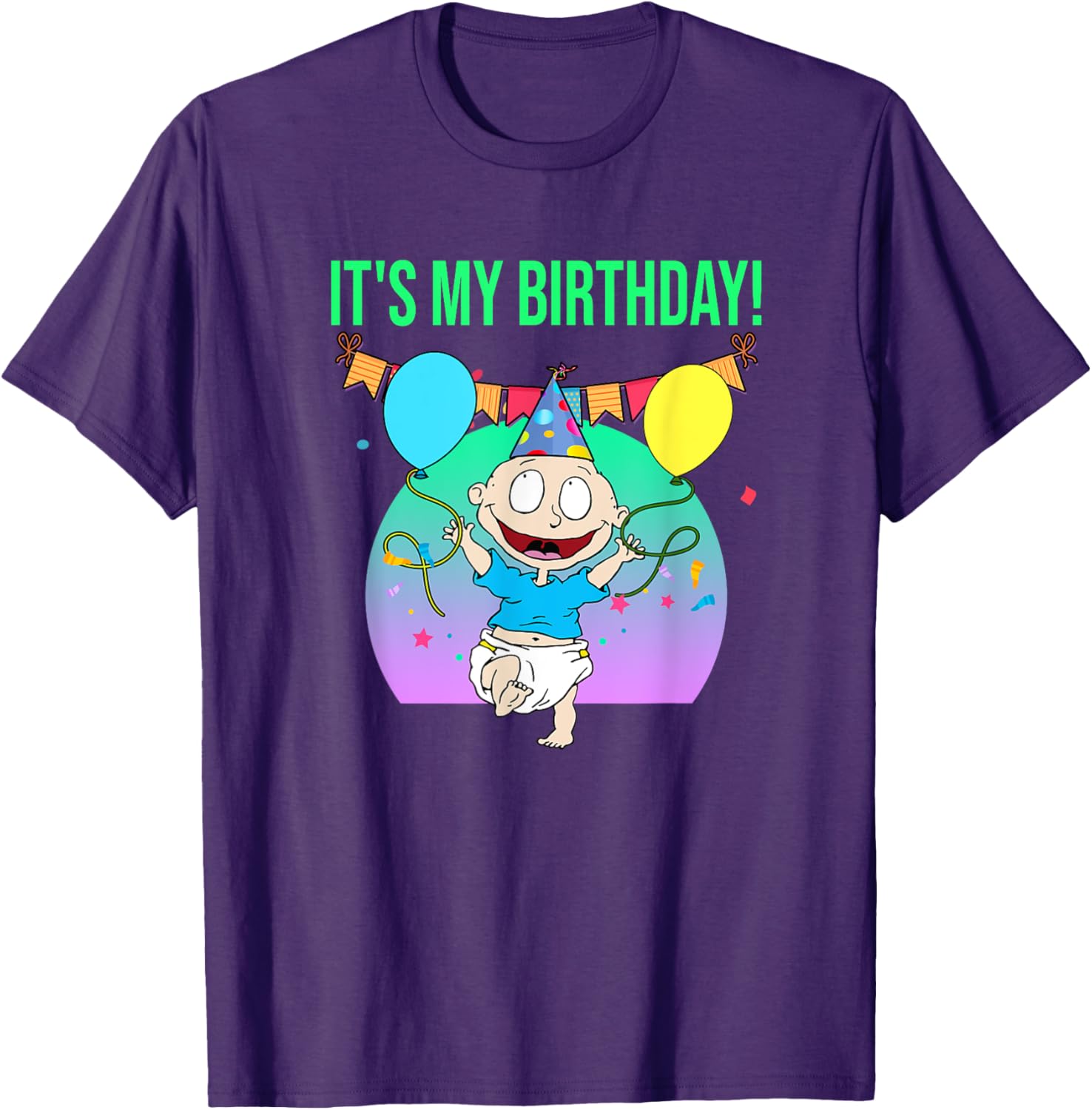 Mademark Rugrats Tommy Pickles Birthday T-Shirt for Kids and Adults - 7