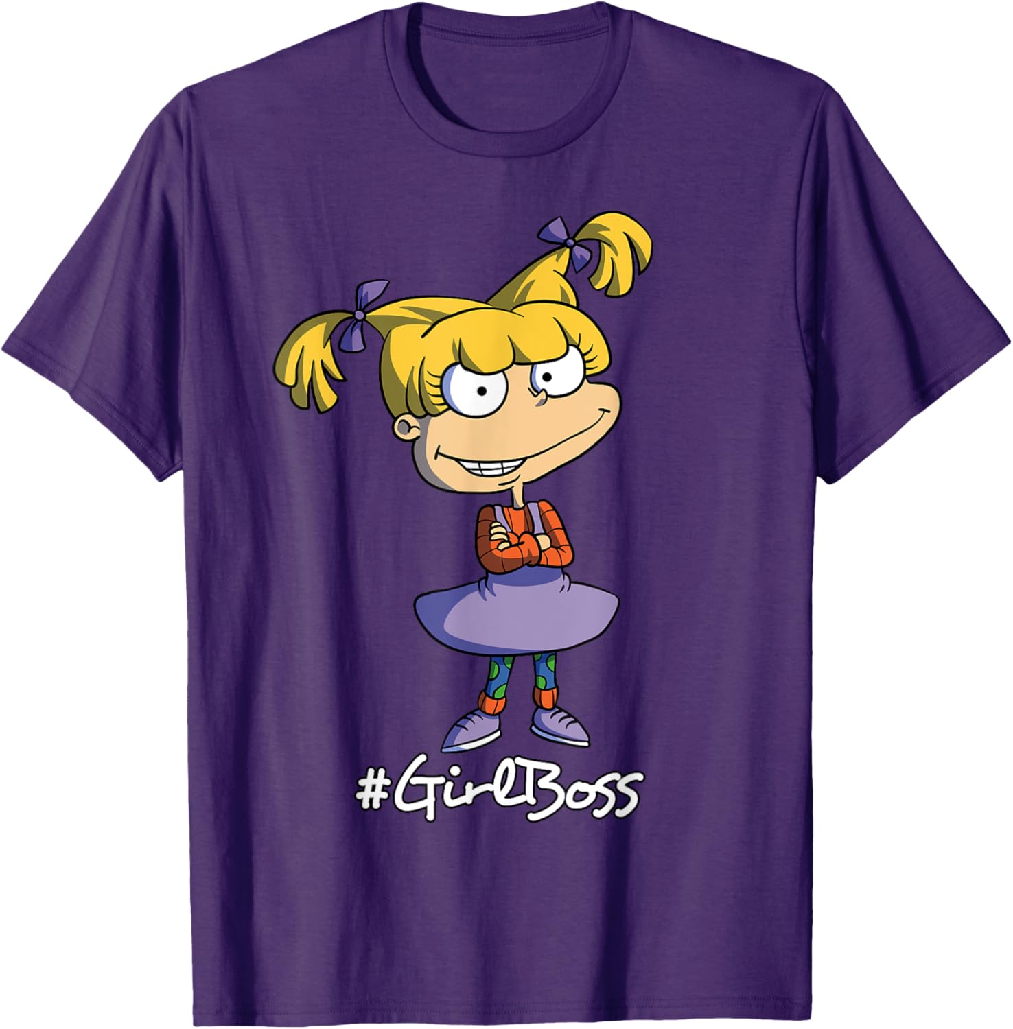 Mademark x Rugrats Angelica Pickles Girl Boss T-Shirt for Kids - 1