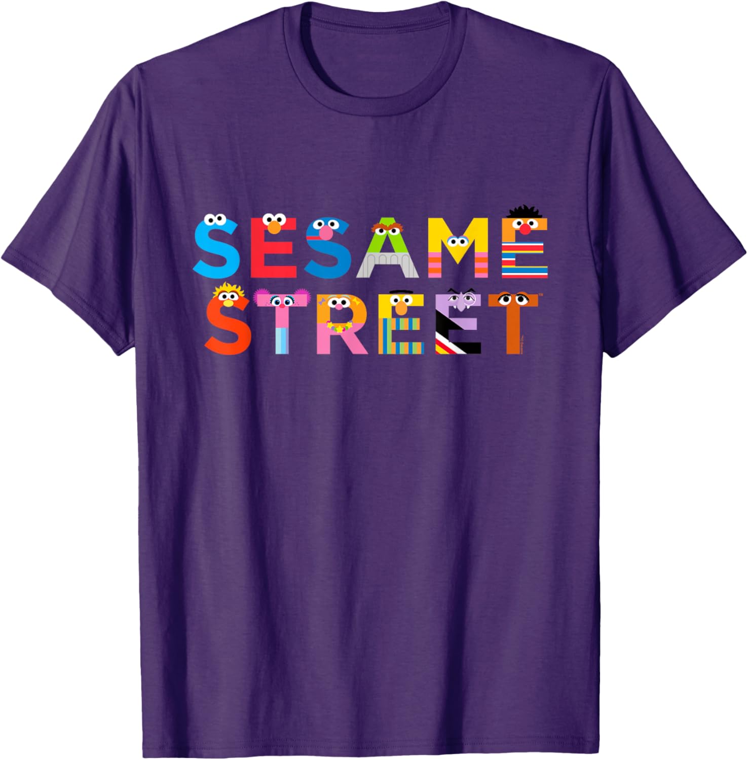 Sesame Street Monster Letters T-Shirt for Kids - Fun, Colorful Design - 2