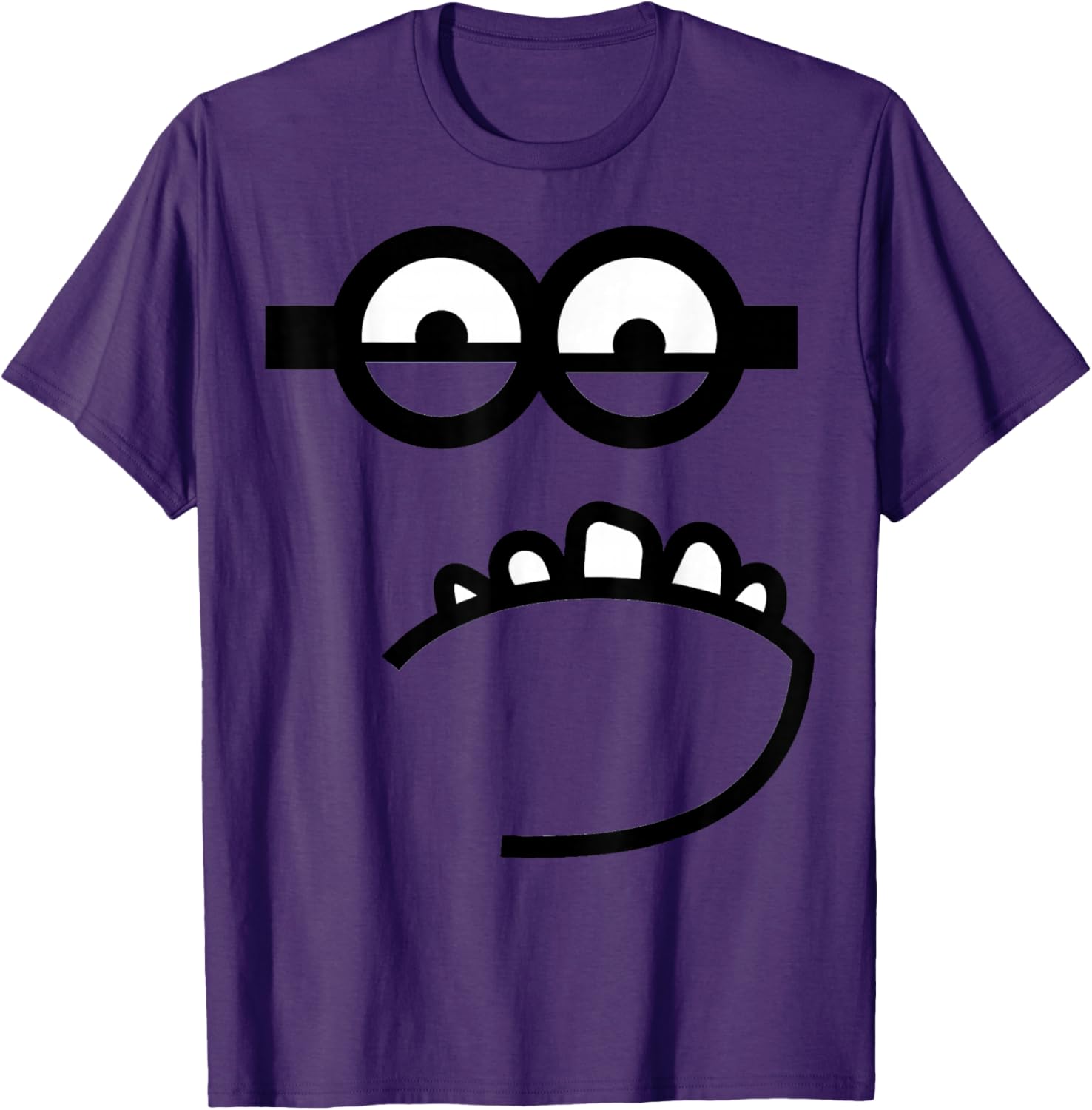Despicable Me Evil Minion Face Graphic T-Shirt for Fun Loving Fans - 1