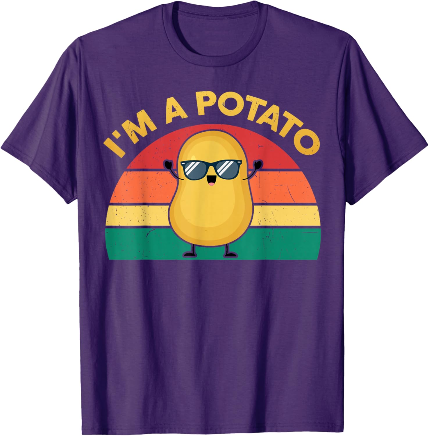 Funny I'm A Potato T-Shirt for Kids - Cute Graphic Tee for Boys and Girls - 14