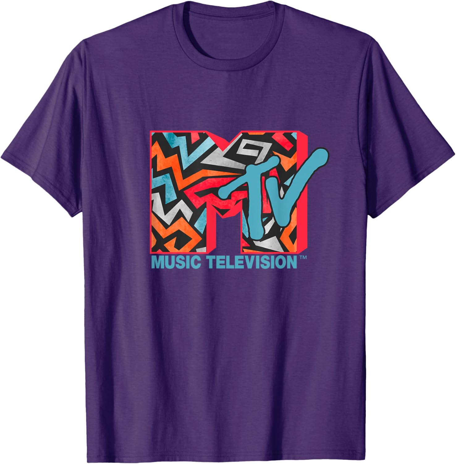 Mademark x MTV Abstract Logo T-Shirt - Stylish Modern Art Fashion - 4