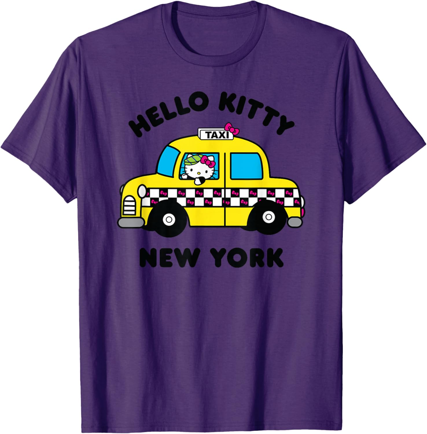 Hello Kitty New York Taxi T-Shirt Fun Gift for Cat Lovers and Tourists - 11