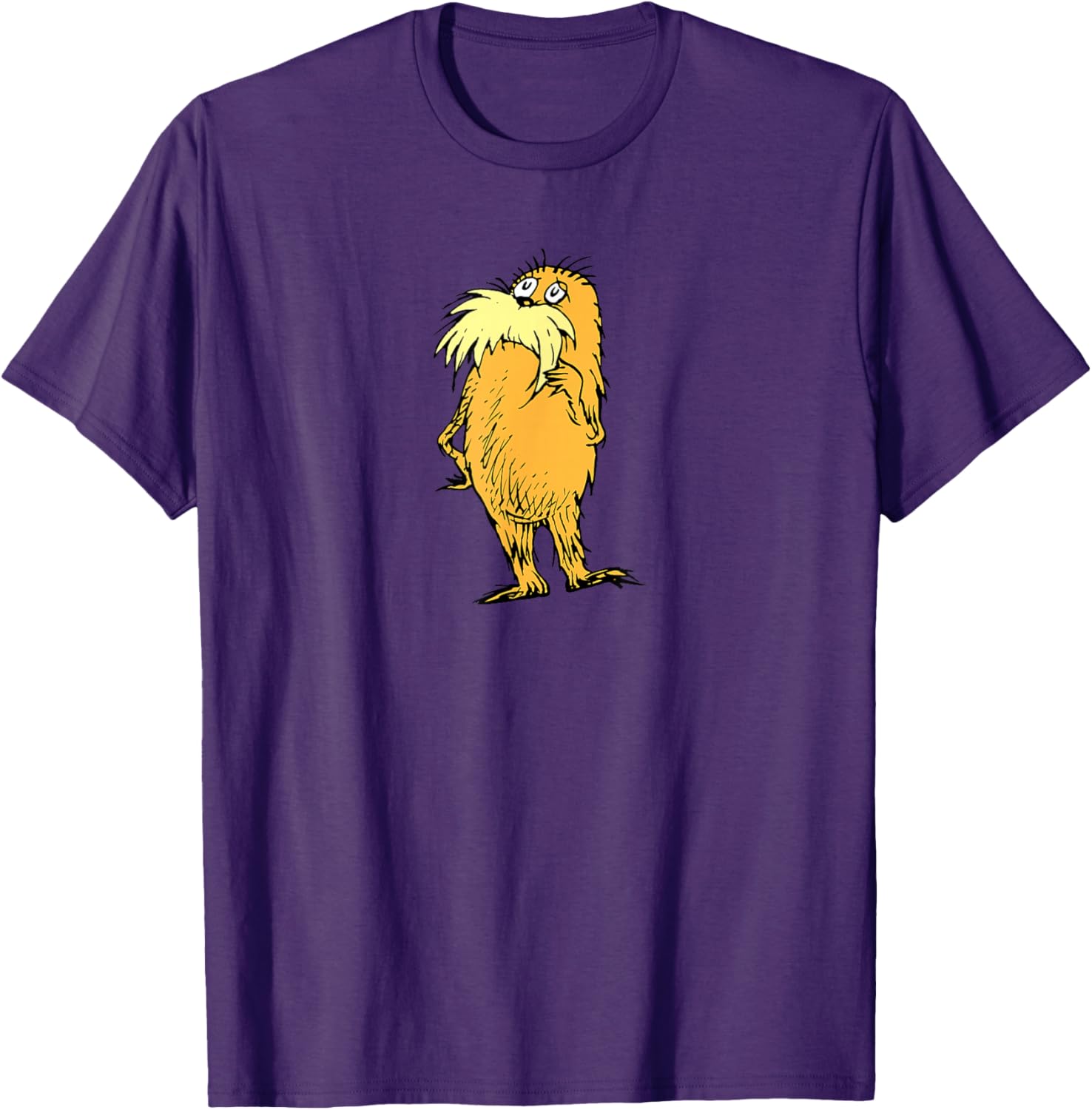 Dr. Seuss The Lorax Thinking T-Shirt for Kids and Adults - Fun Tee - 14