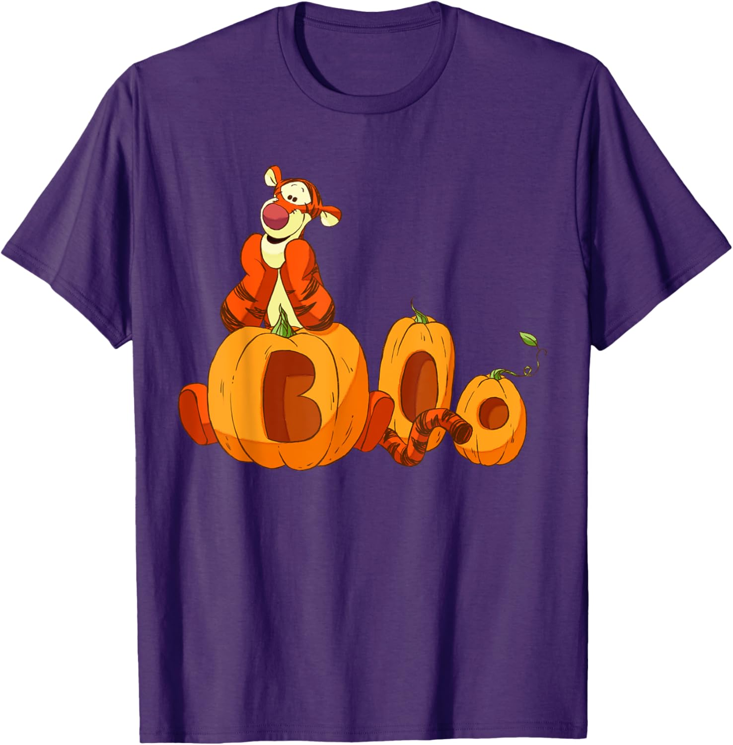 Disney Halloween Tigger Boo Pumpkin T-Shirt for Kids and Adults - 6