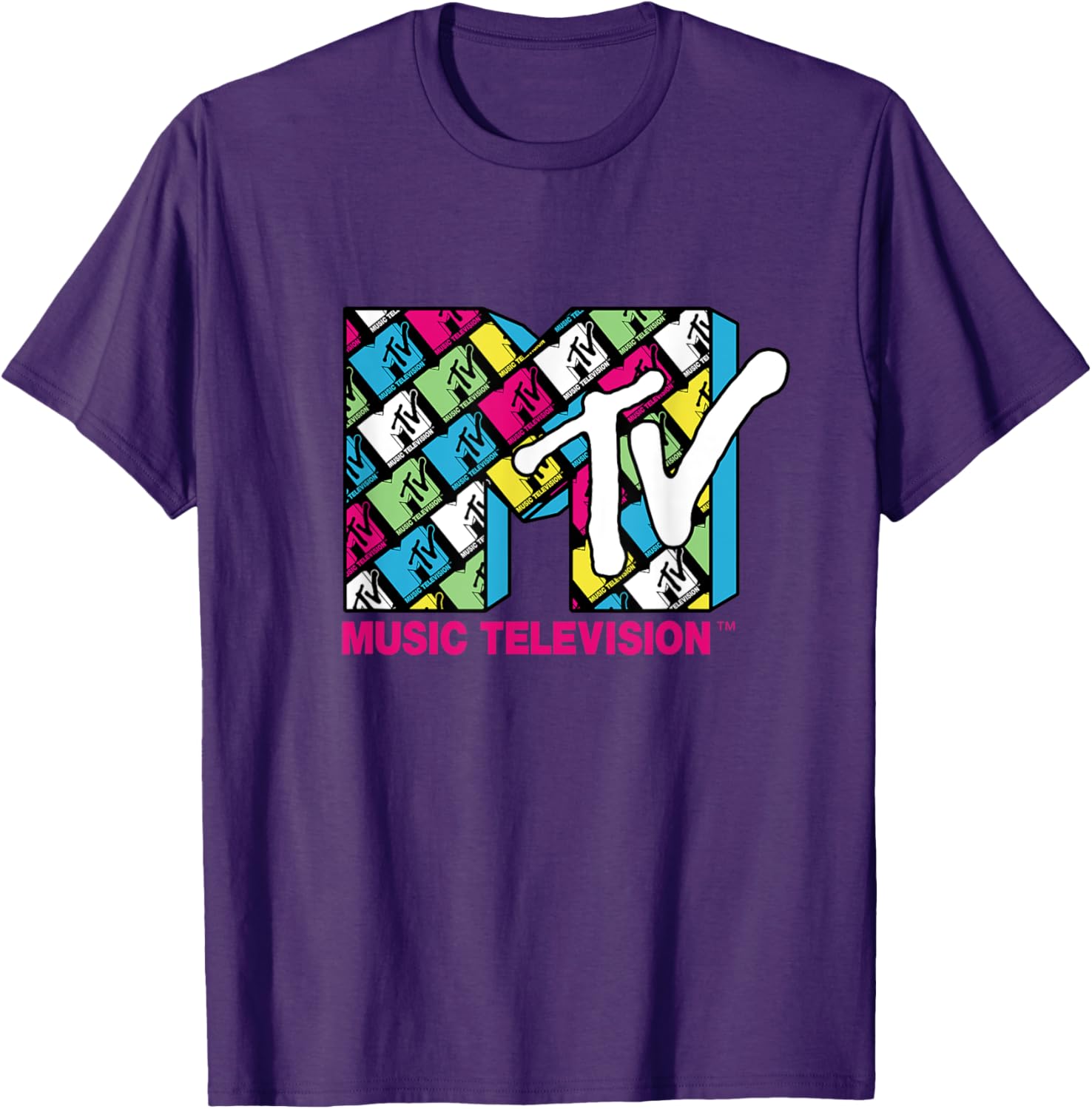 MTV Logo Colorful Mini Logos T-Shirt by Mademark - Trendy Casual Wear - 2