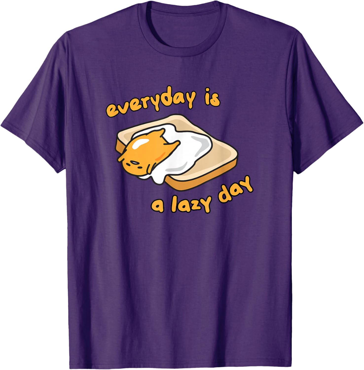 Gudetama Lazy Day T-Shirt for Relaxed Comfort and Fun Style - 13
