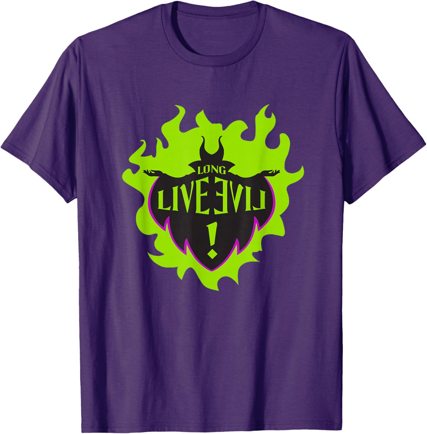 Disney Descendants Maleficent Long Live Evil T-Shirt for Fans - 4