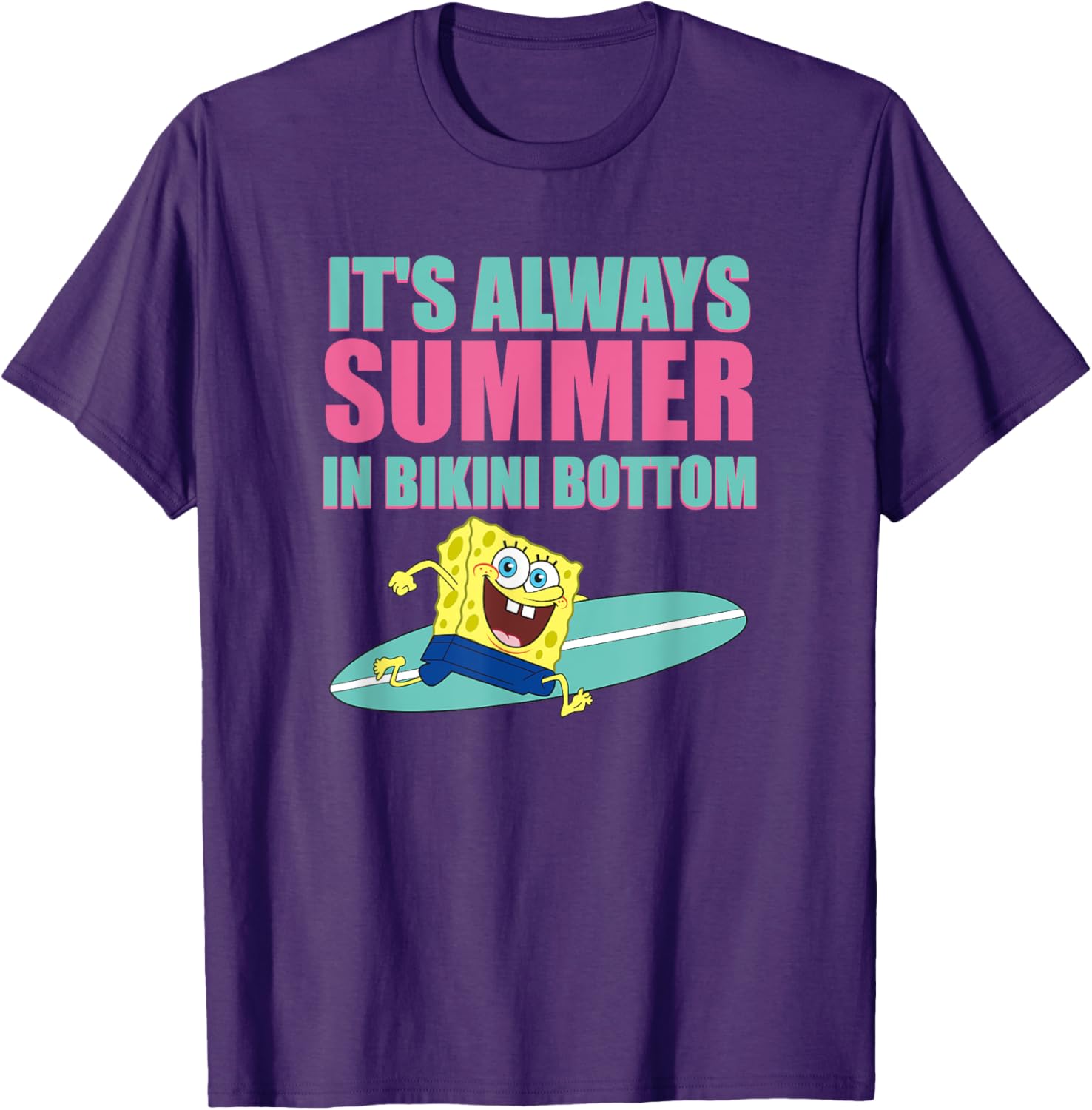 Mademark x SpongeBob SquarePants Bikini Bottom Summer T-Shirt for Fun Lovers - 5