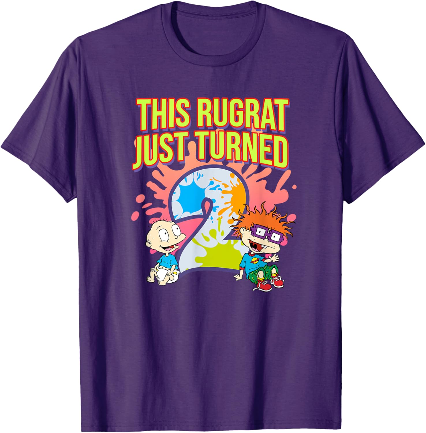 Mademark Rugrats 2nd Birthday Outfit Cute T-Shirt for Celebrating Fun - 10