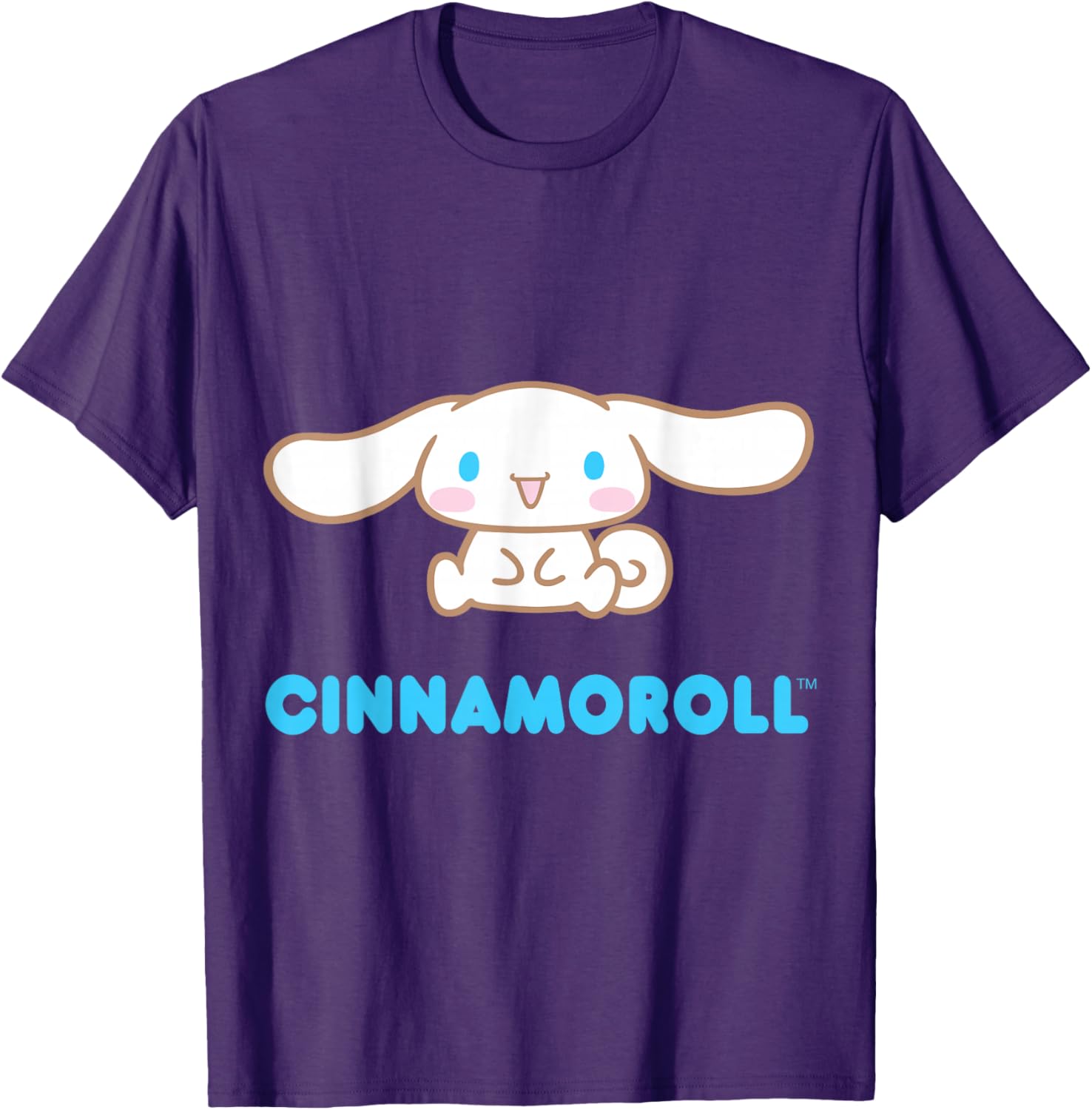 Cinnamoroll Front and Back T-Shirt in Black - Stylish Sanrio Apparel - 8