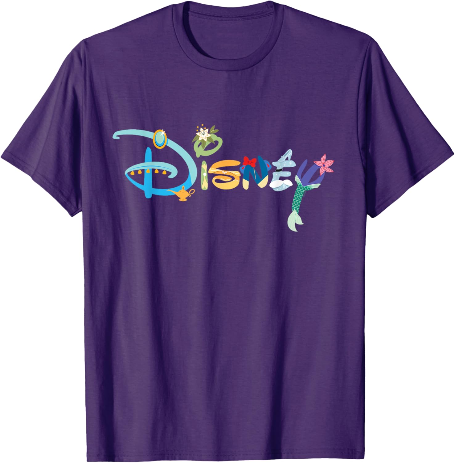Disney Princess Classic Logo T-Shirt for Kids and Adults, Stylish Gift - 14