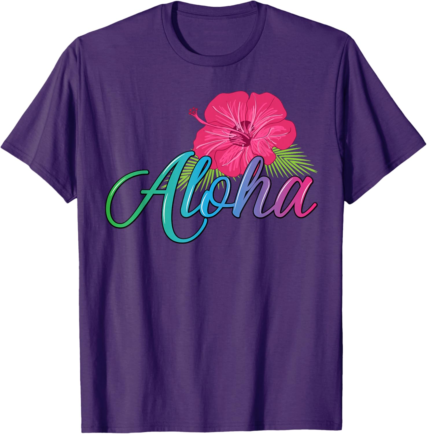 Aloha Hawaii T-Shirt with Aloha Flower Spirit - Casual Island Style - 13