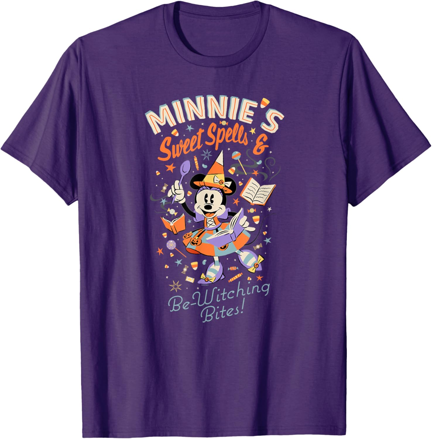 Disney Minnie's Sweet Spells Halloween T-Shirt for Spooky Celebrations - 5
