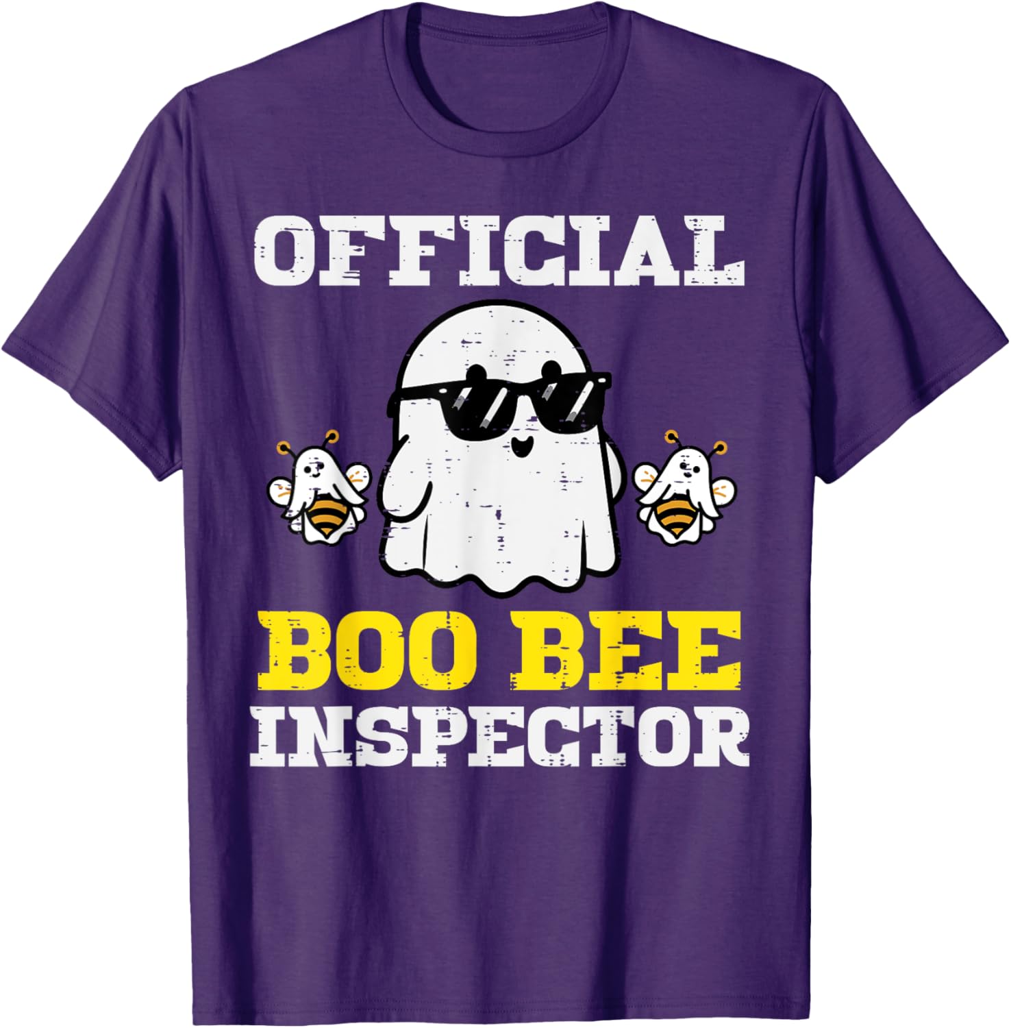 Halloween Boo Bee Inspector Funny Costume Tee for Men and Women - 28