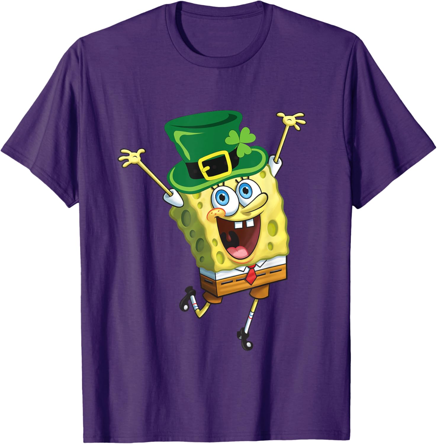 SpongeBob SquarePants St Patricks Day T-Shirt for Fun Festive Style - 13