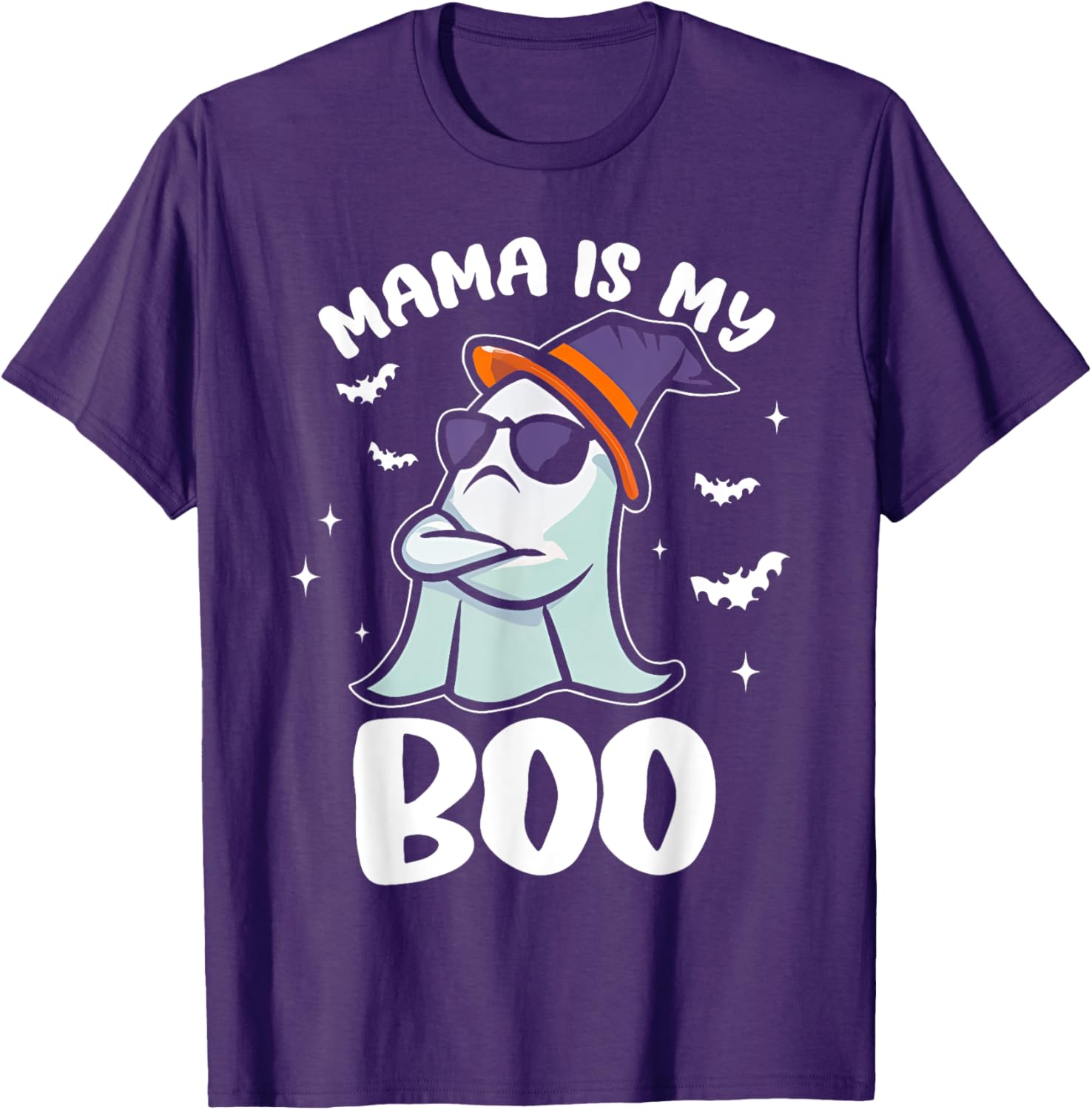 Groovy Mama Is My Boo Halloween T-Shirt for Toddlers and Kids - 14