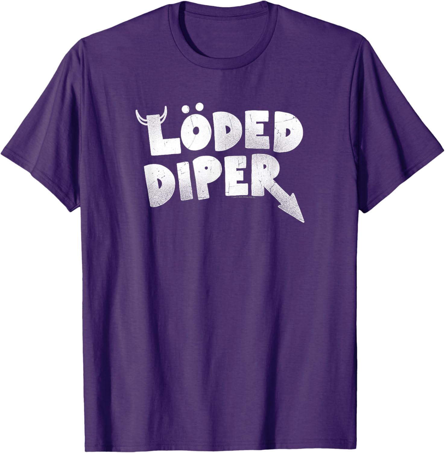 Wimpy Kid LÖDED DIPER Distressed Logo T-Shirt for Fun Style - 4