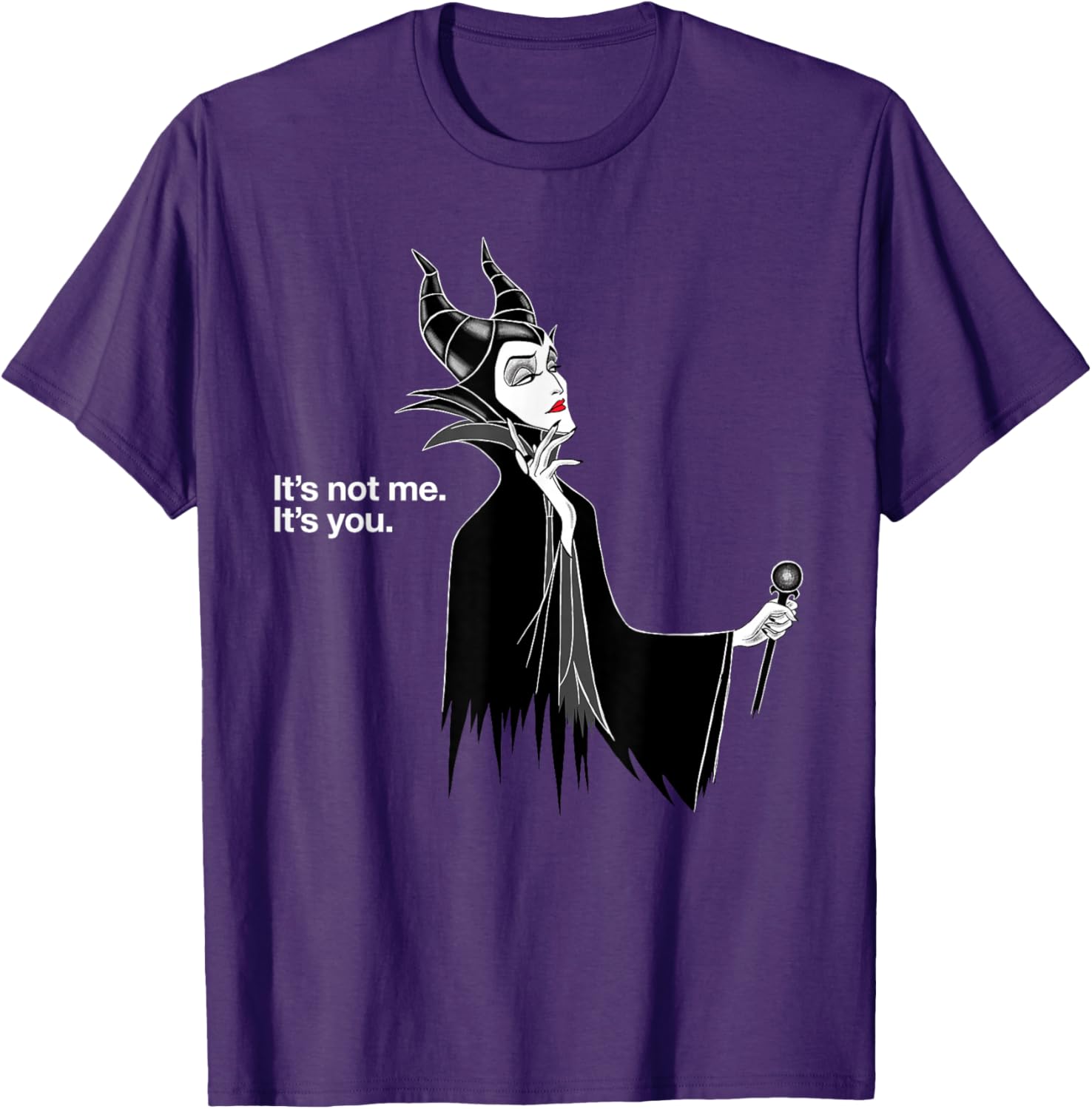 Disney Villains Maleficent It's Not Me It's You T-Shirt for Fans - 8
