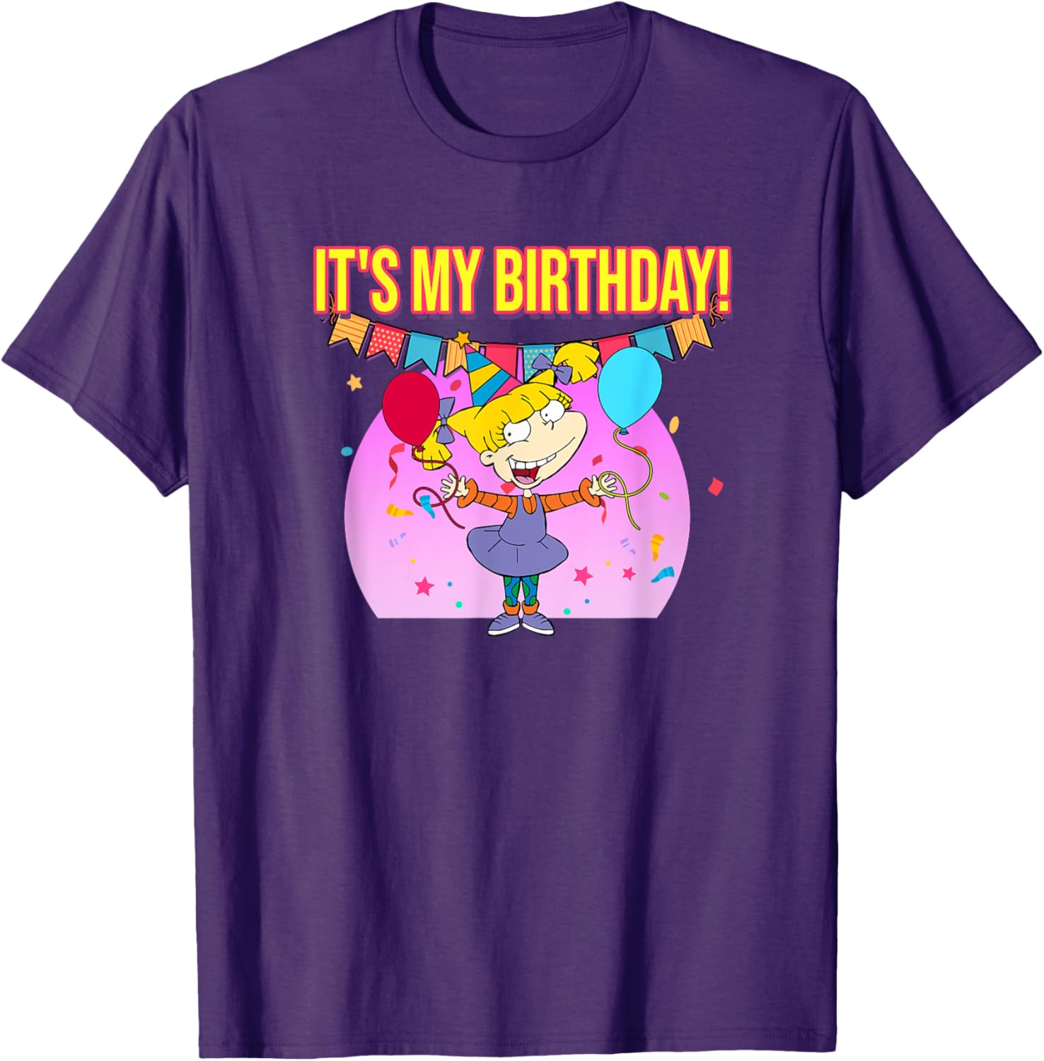 Mademark x Rugrats Angelica Pickles Birthday T-Shirt Fun Kids Apparel - 13
