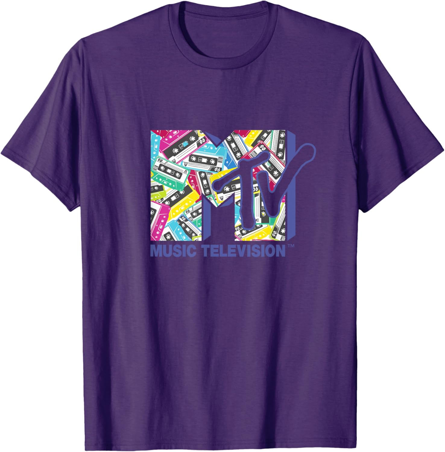 Mademark x MTV 80s Logo T-Shirt with Classic Tapes - Retro Style Apparel - 1