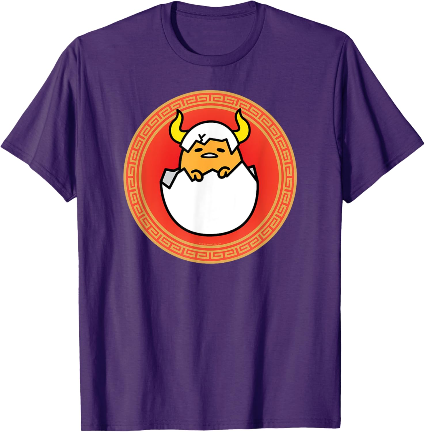 Gudetama Year of the Ox 2021 Lunar New Year T-Shirt for Fun Fashion - 4