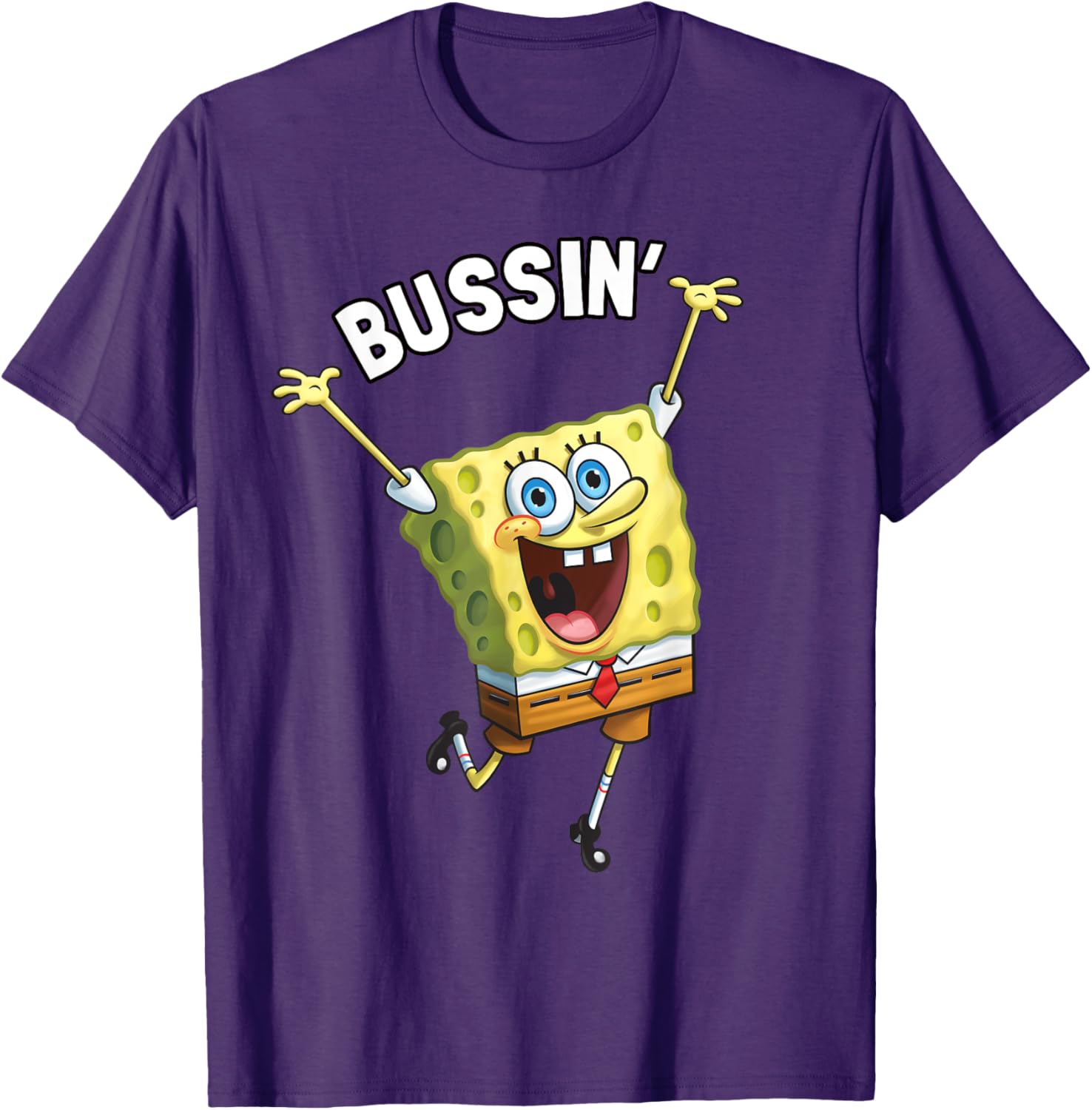 Mademark SpongeBob SquarePants Bussin T-Shirt for Fun and Fashion - 2