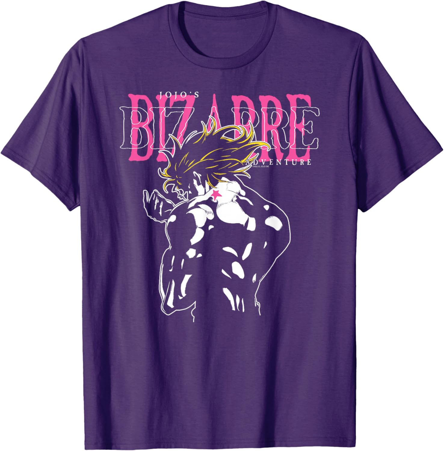 JoJo's Bizarre Adventure DIO T-Shirt with Joestar Birthmark Design - 2