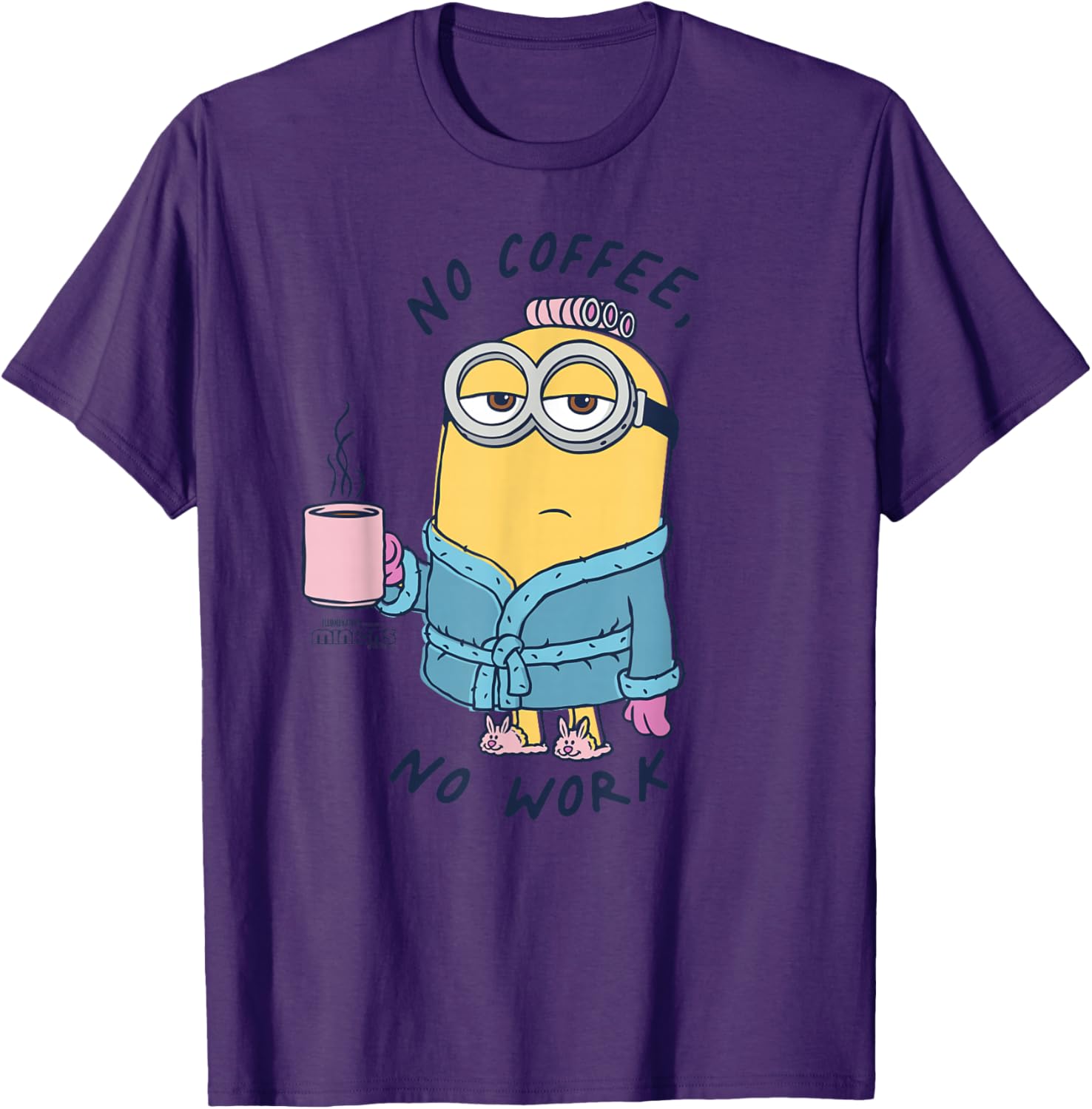 Minions Dave No Coffee No Work T-Shirt Fun Graphic Tee for Fans - 11