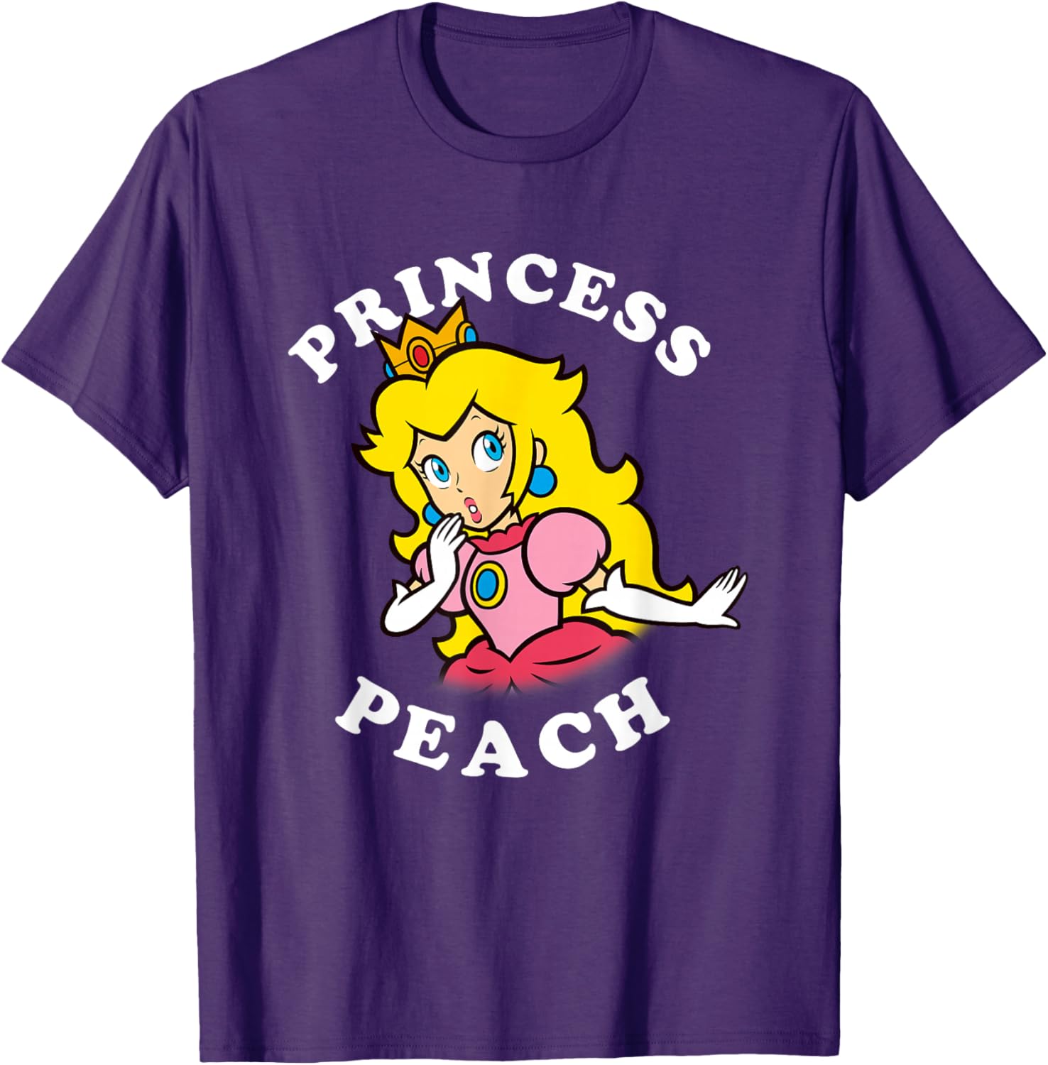 Super Mario Princess Peach Big Portrait T-Shirt for Fans and Collectors - 23