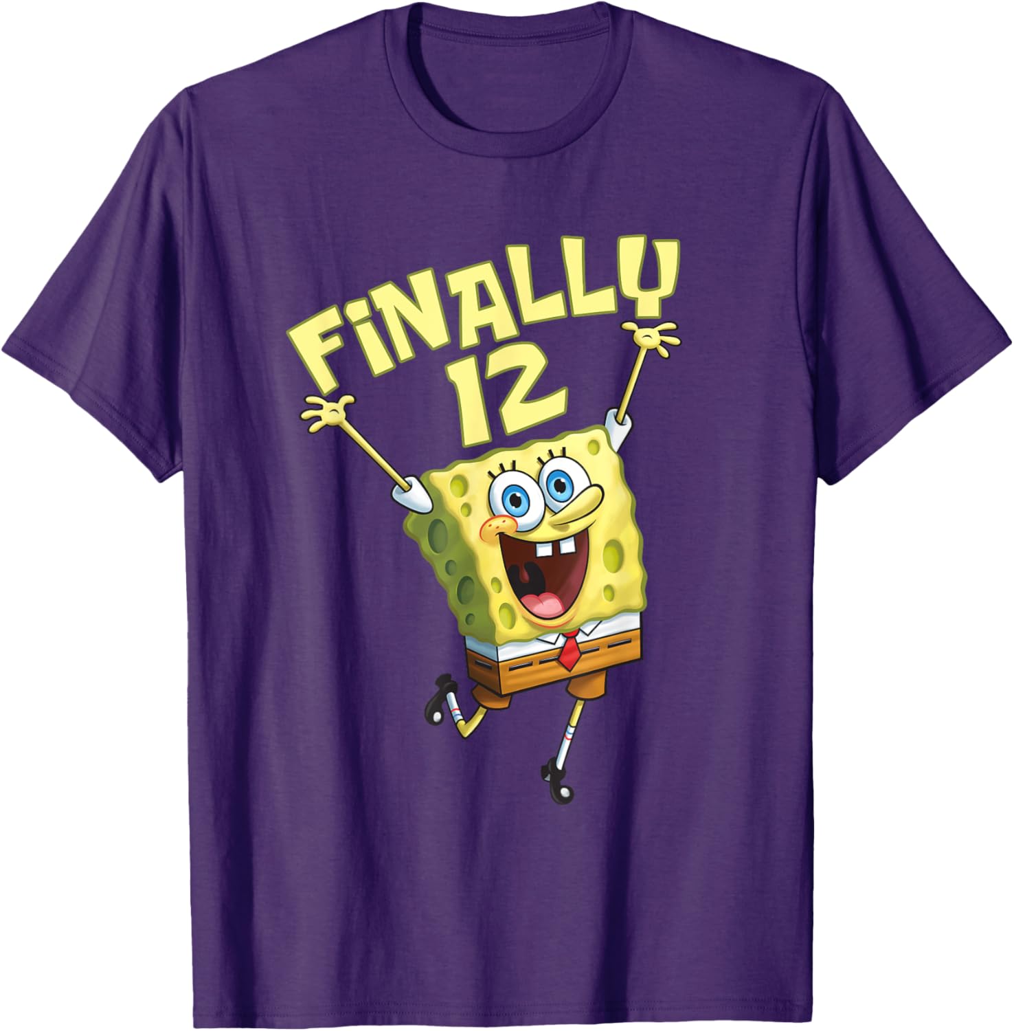 Mademark x SpongeBob SquarePants 12th Birthday T-Shirt for Kids - 16