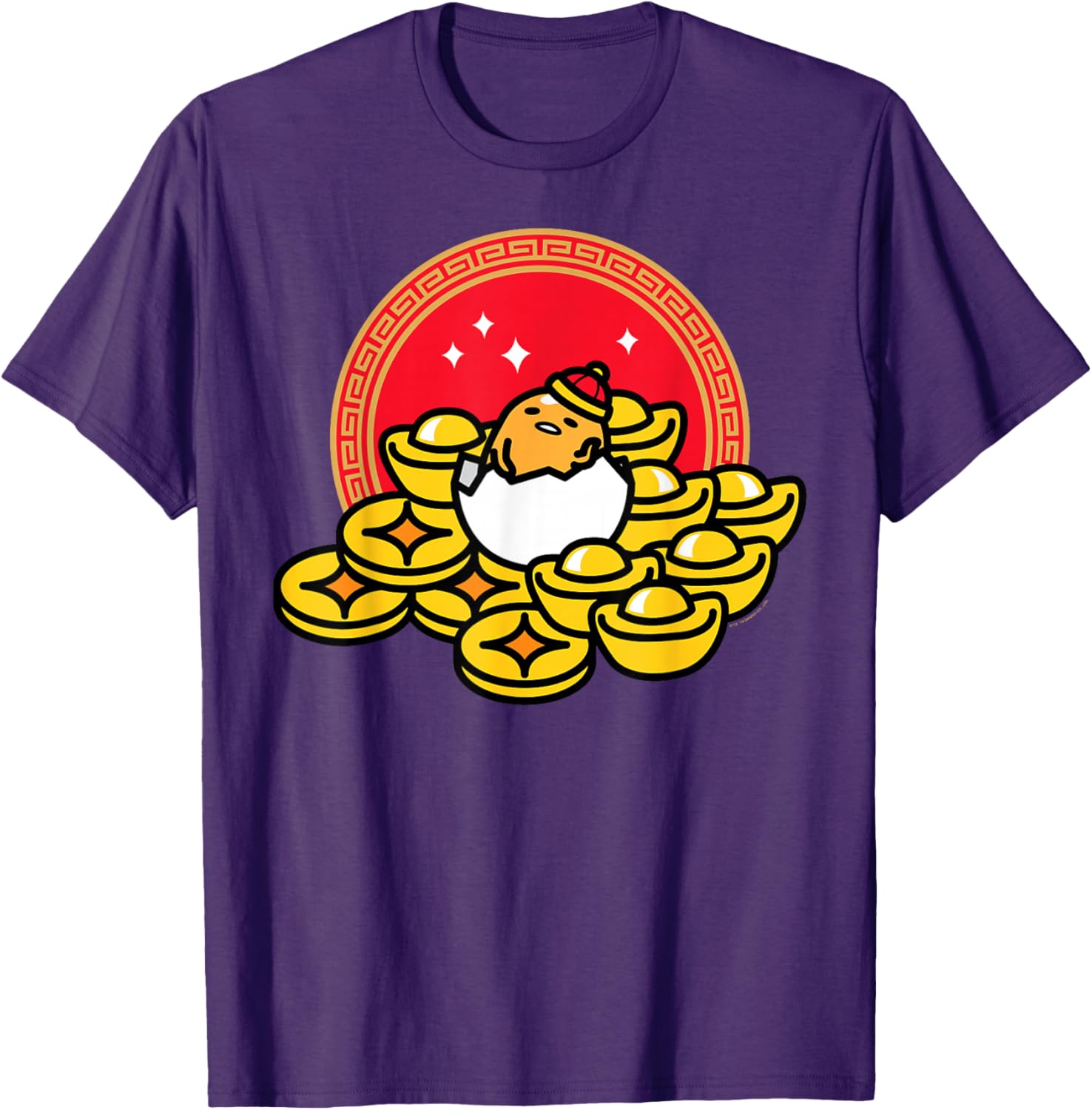 Gudetama the Lazy Egg Lunar New Year T-Shirt for a Festive Celebration - 13