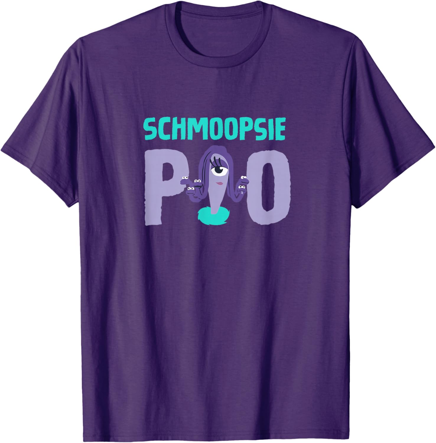 Disney Monsters Inc Celia Schmoopsie Poo T-Shirt Fun Apparel for Fans - 1