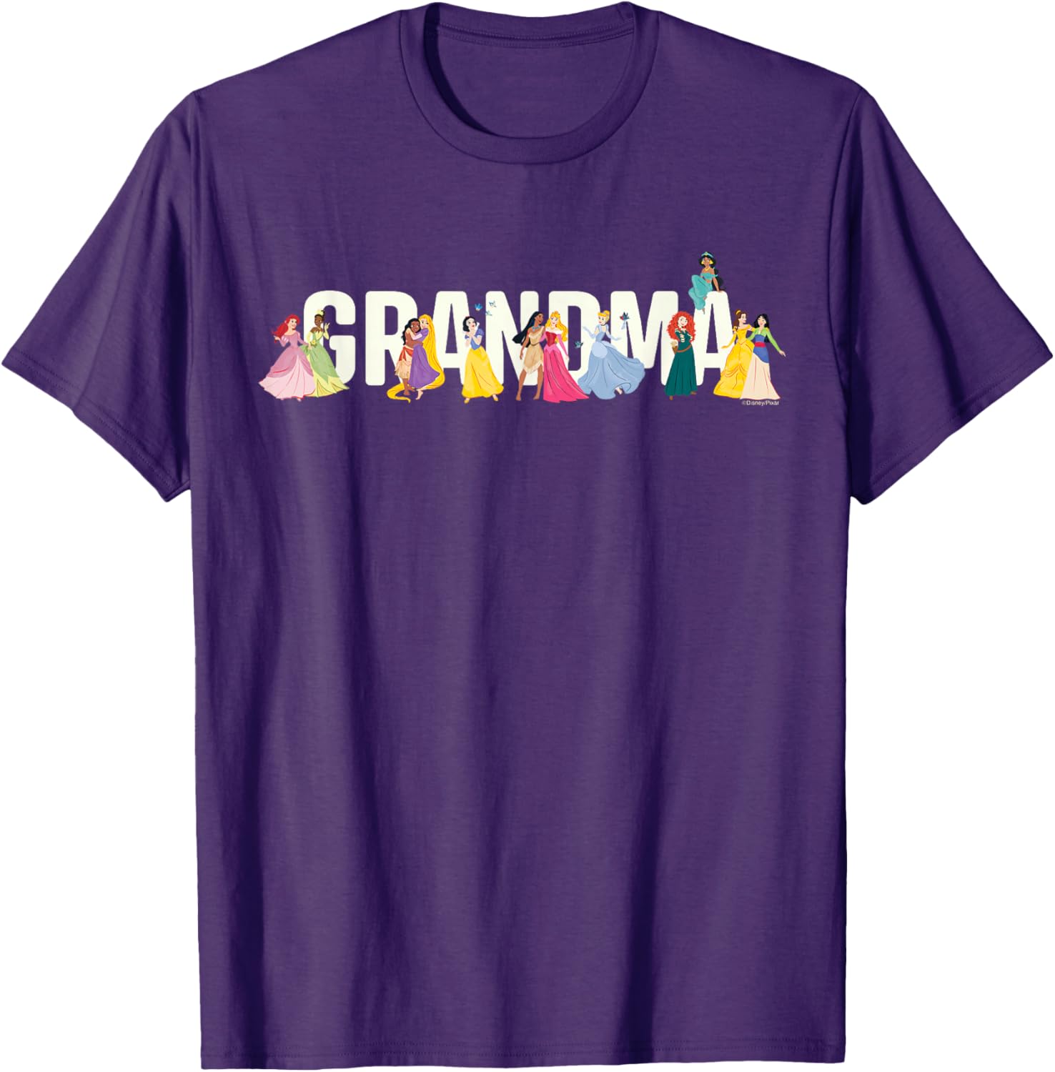 Disney Princess Squad Grandma Family Reunion T-Shirt for Vacations - 12
