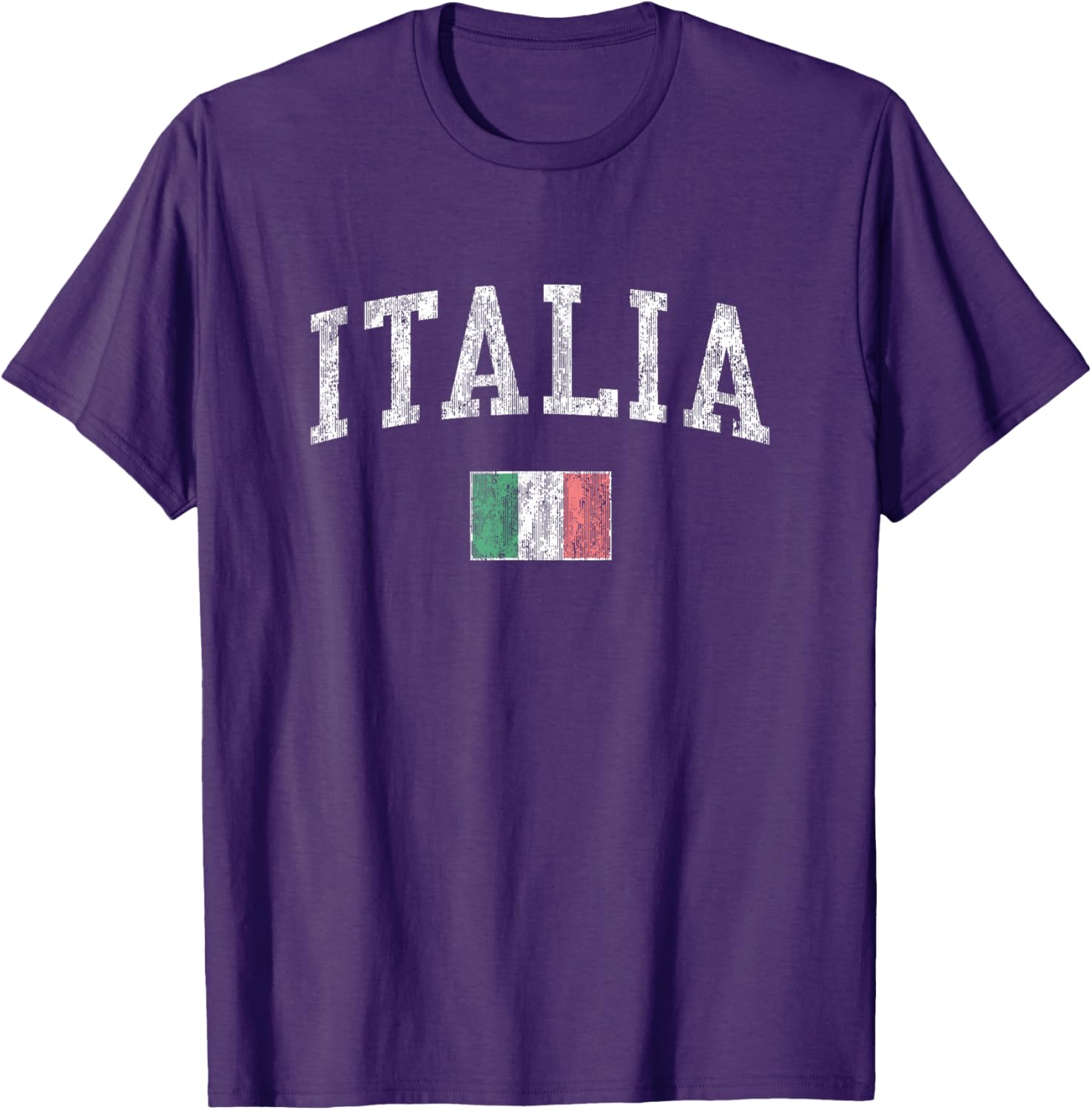 Vintage Italy T-Shirt with Italian Flag for Sports Fans and Travelers - 1