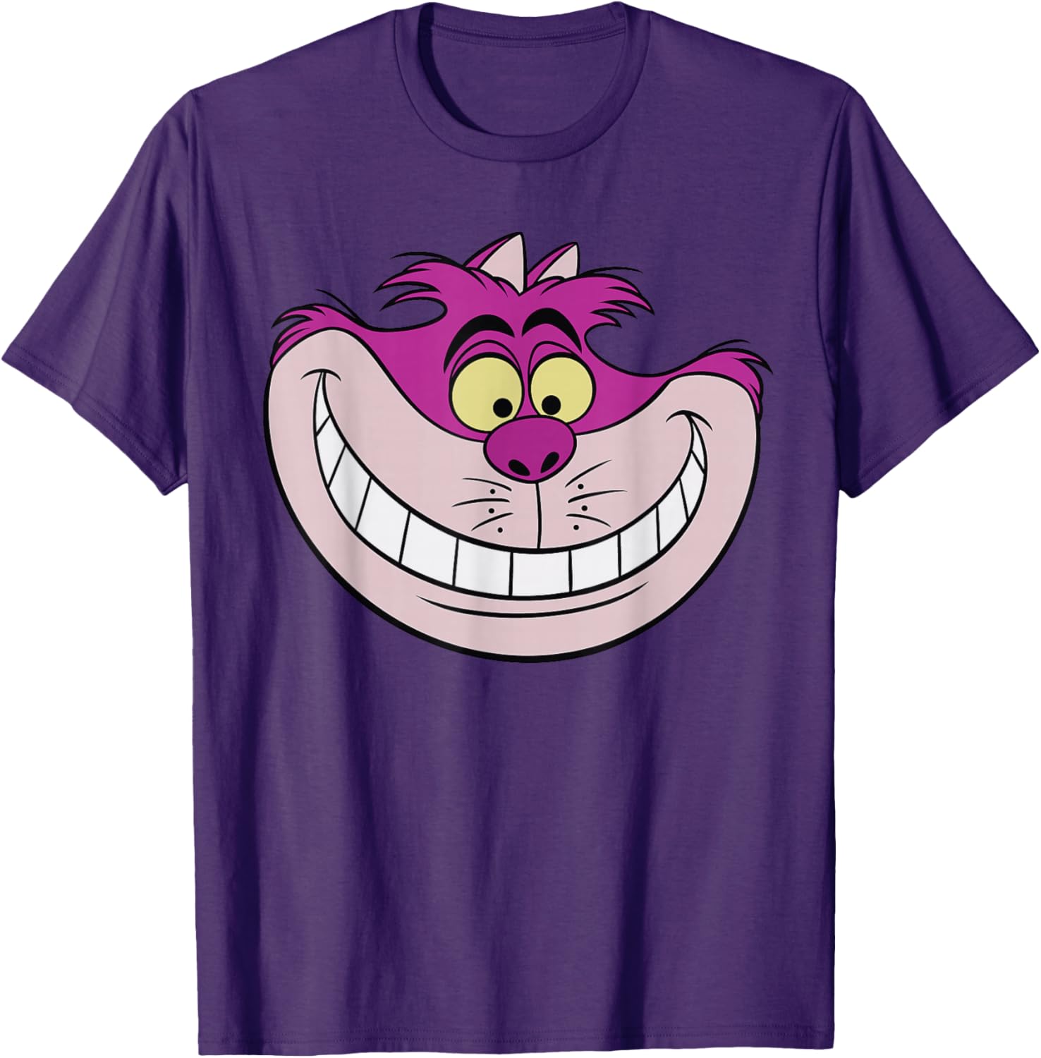 Charming Cheshire Cat Grin T-Shirt from Disney's Alice in Wonderland - 4