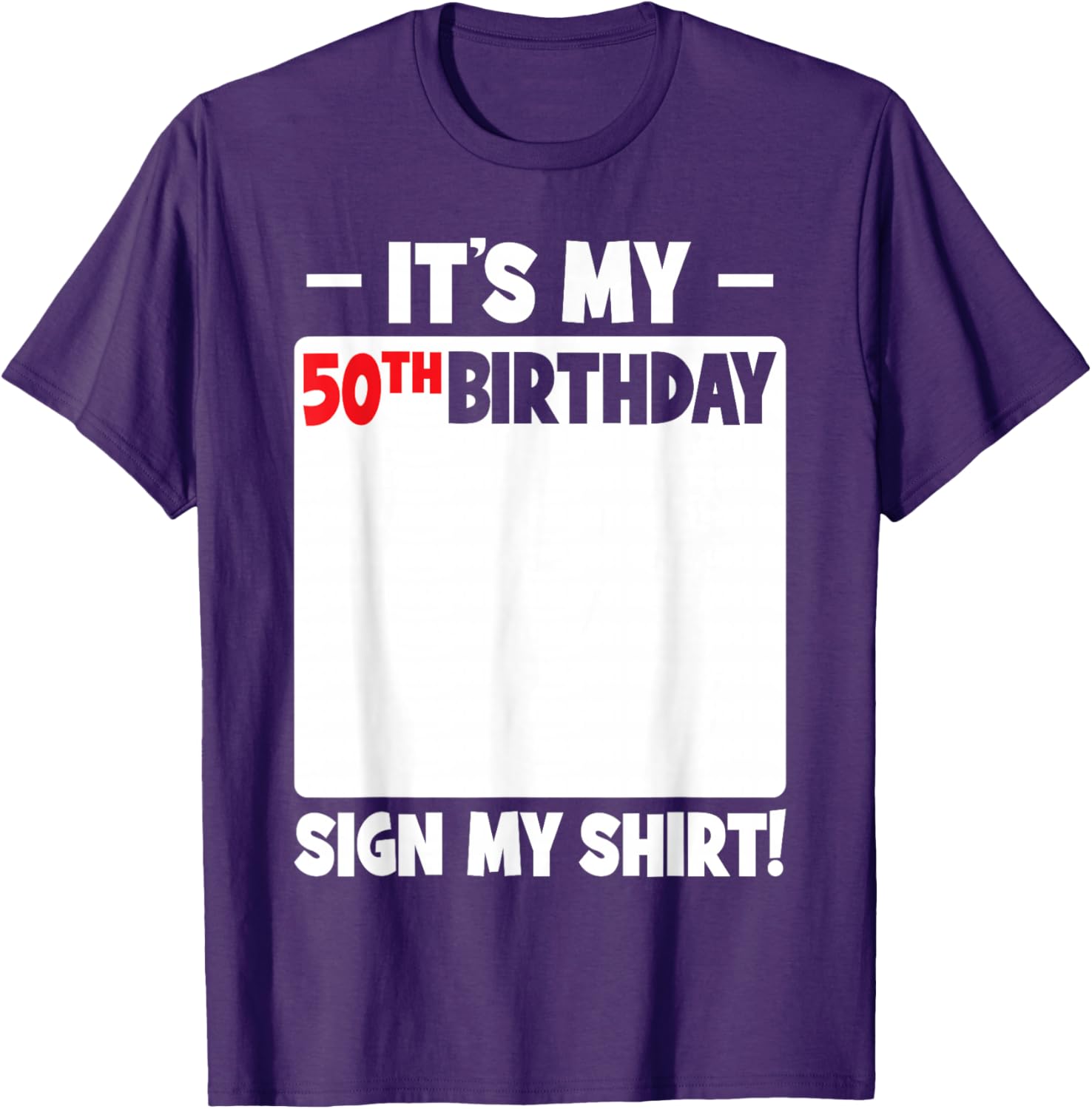 Funny 50th Birthday T-Shirt for Men and Women - Celebrate in Style! - 13