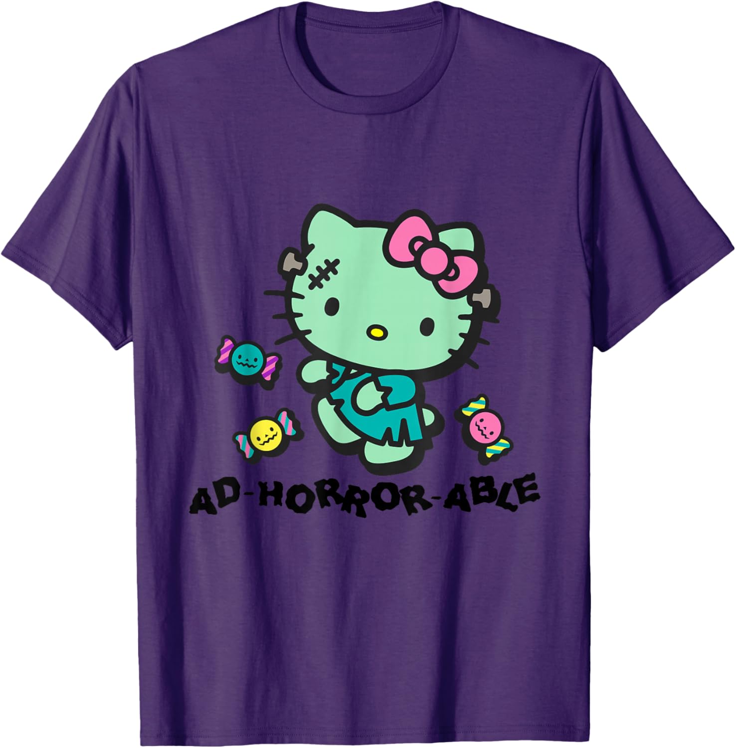Hello Kitty Horror-Themed T-Shirt Adorable and Fun Fashion Apparel - 10
