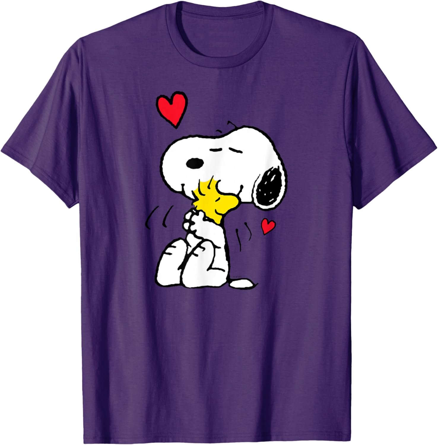 Peanuts Valentine Snoopy and Woodstock Cute Love T-Shirt for Kids - 4