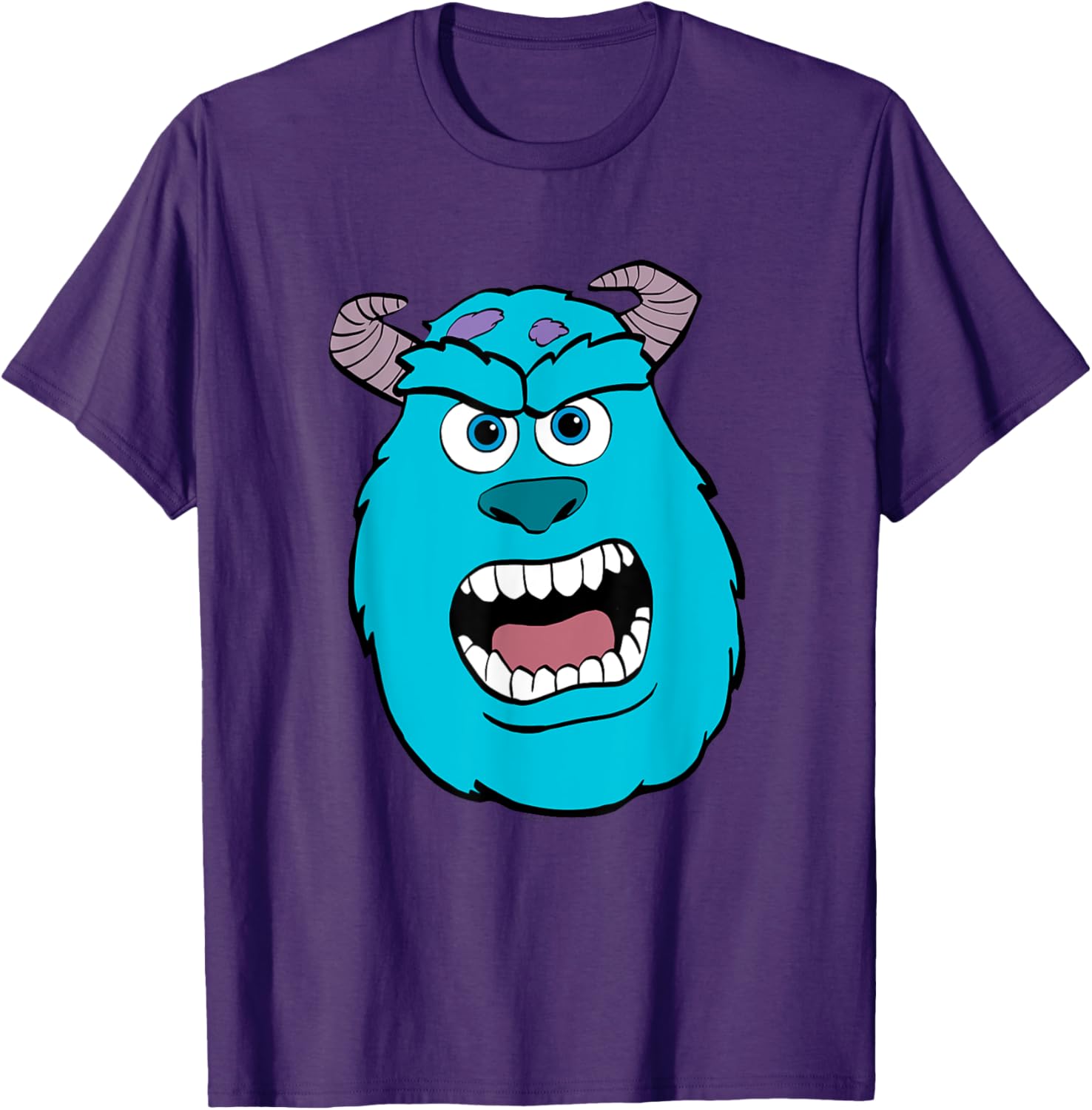 Monsters Inc Sulley Big Face Costume T-Shirt for Kids and Adults - 2