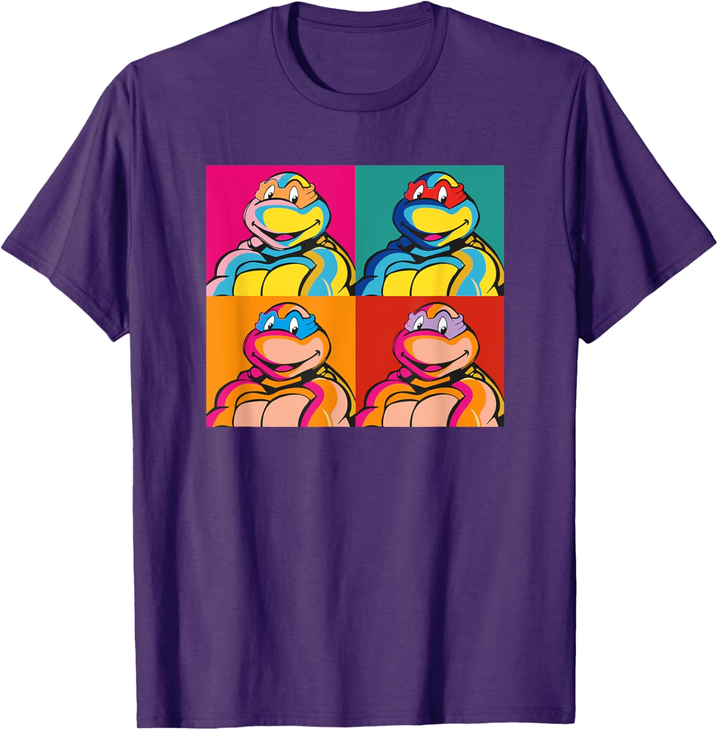 Mademark x TMNT Pop Art T-Shirt Featuring Donatello Michelangelo Leonardo - 5
