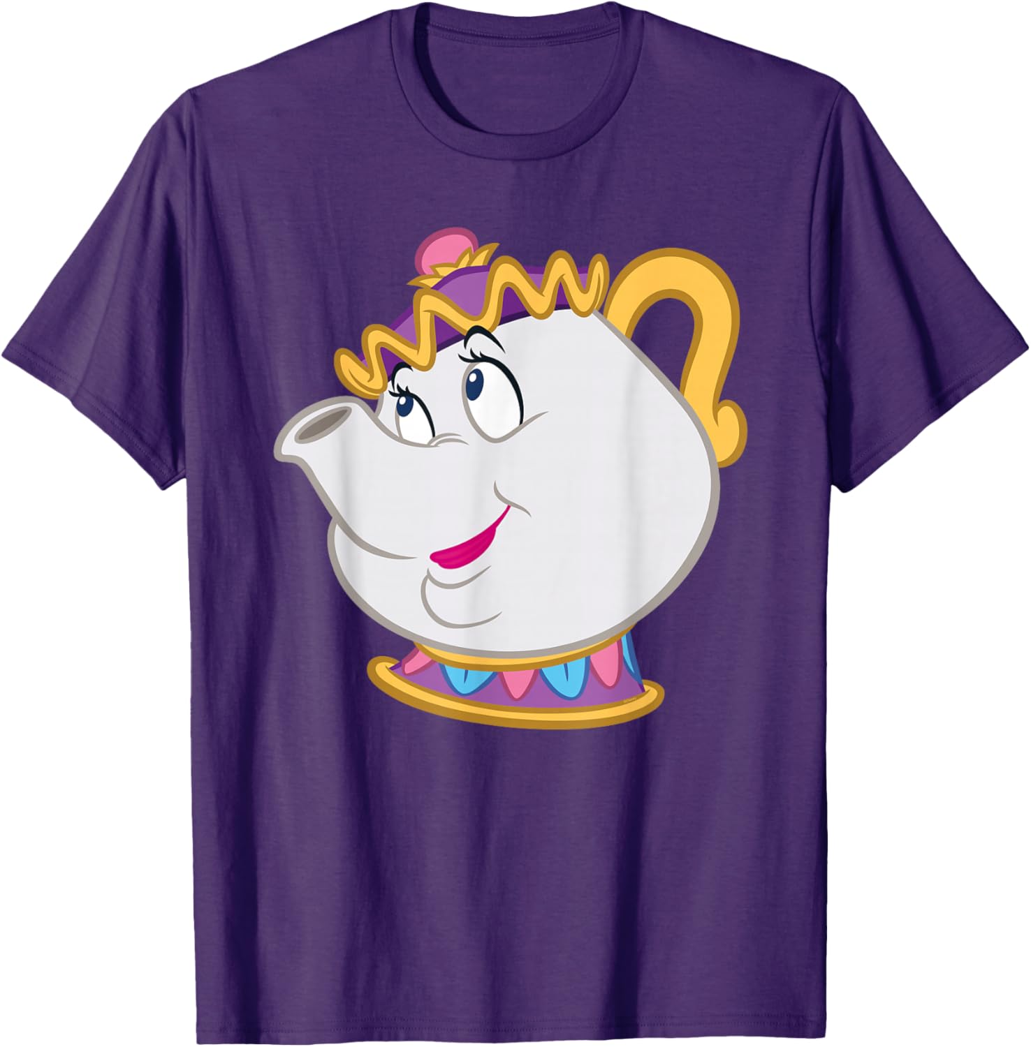 Disney Beauty and the Beast Mrs. Potts Big Face Costume T-Shirt for Fans - 22