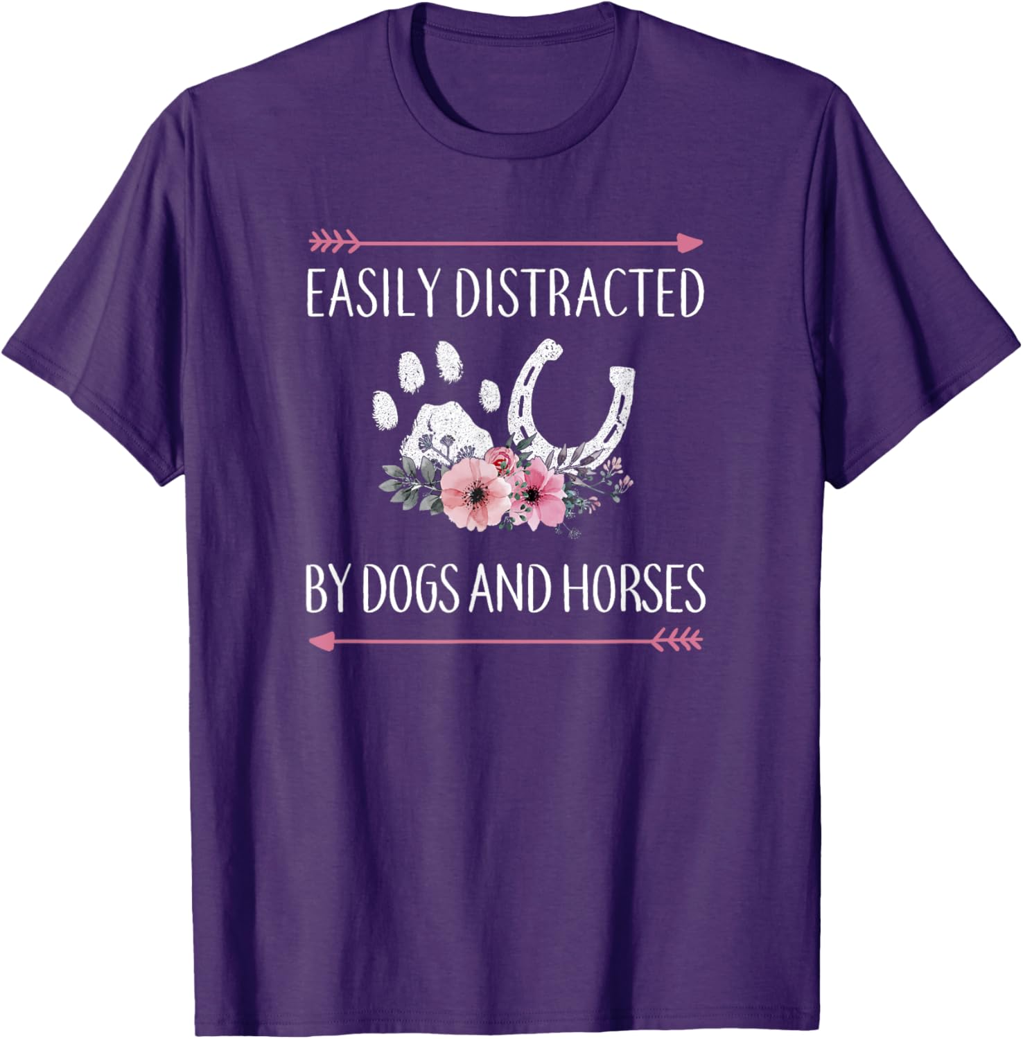 Horse Lover T-Shirt for Women, Teens, and Girls - Cute Horse Design - 16
