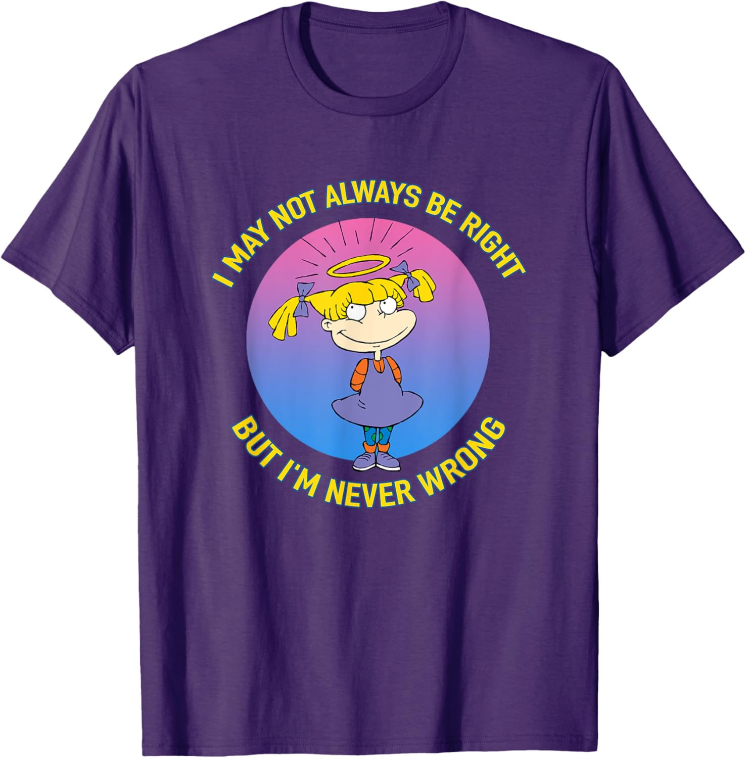 Mademark x Rugrats Angelica Never Wrong T-Shirt for Fun Fashion Fans - 10