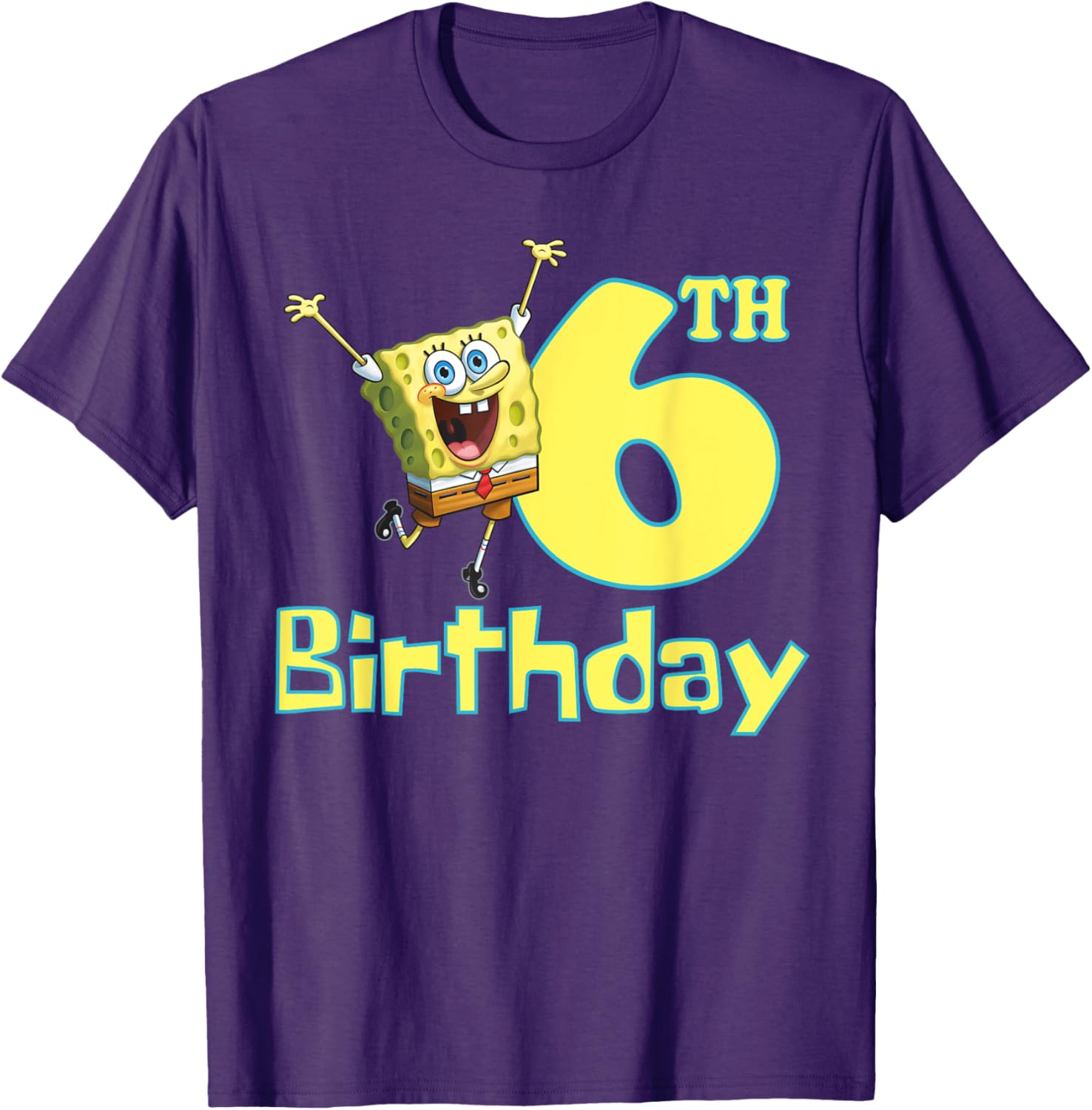 Mademark x SpongeBob SquarePants 6th Birthday T-Shirt for Kids - 5